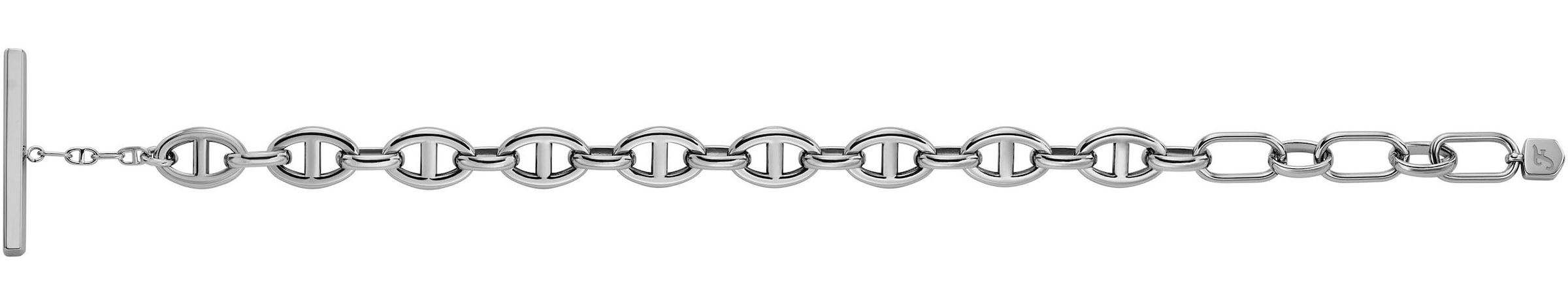 Fossil Armband »Schmuck Geschenk Edelstahl Armkette Heritage D-Link, JA7244040«