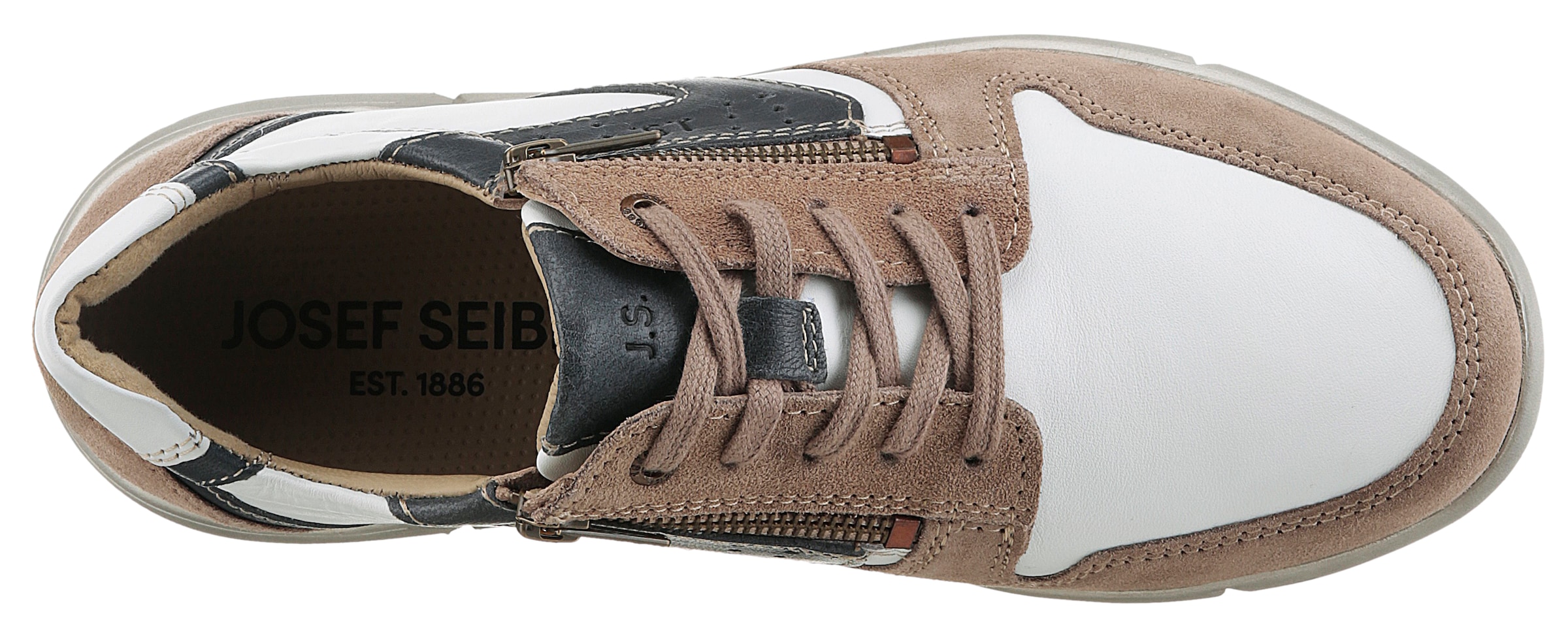 Josef Seibel Sneaker »Enrico 20«, Freizeitschuh, Komfortschuh, Schnürschuh in Weite G (weit)