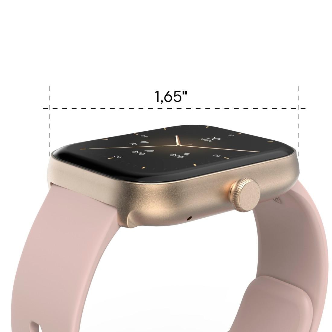 Hama Smartwatch »Smartwatch 1,65“ (Telefonfunktion, WhatsApp, E-Mail etc., wasserdicht)«(/ 1,65 ″)