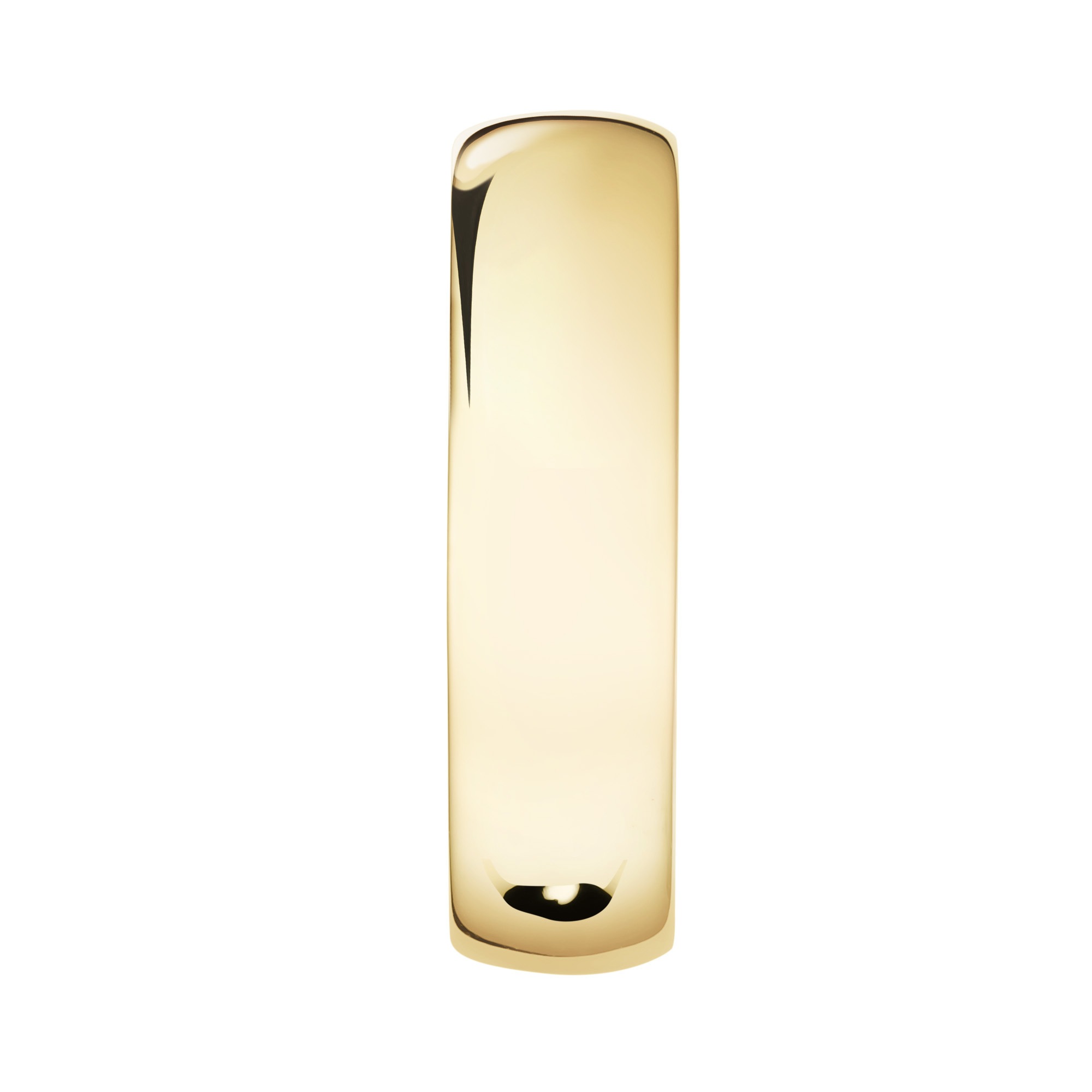 GIORGIO MARTELLO MILANO Silberring »Ring Schiene gewölbt, vergoldet, Silber 925«