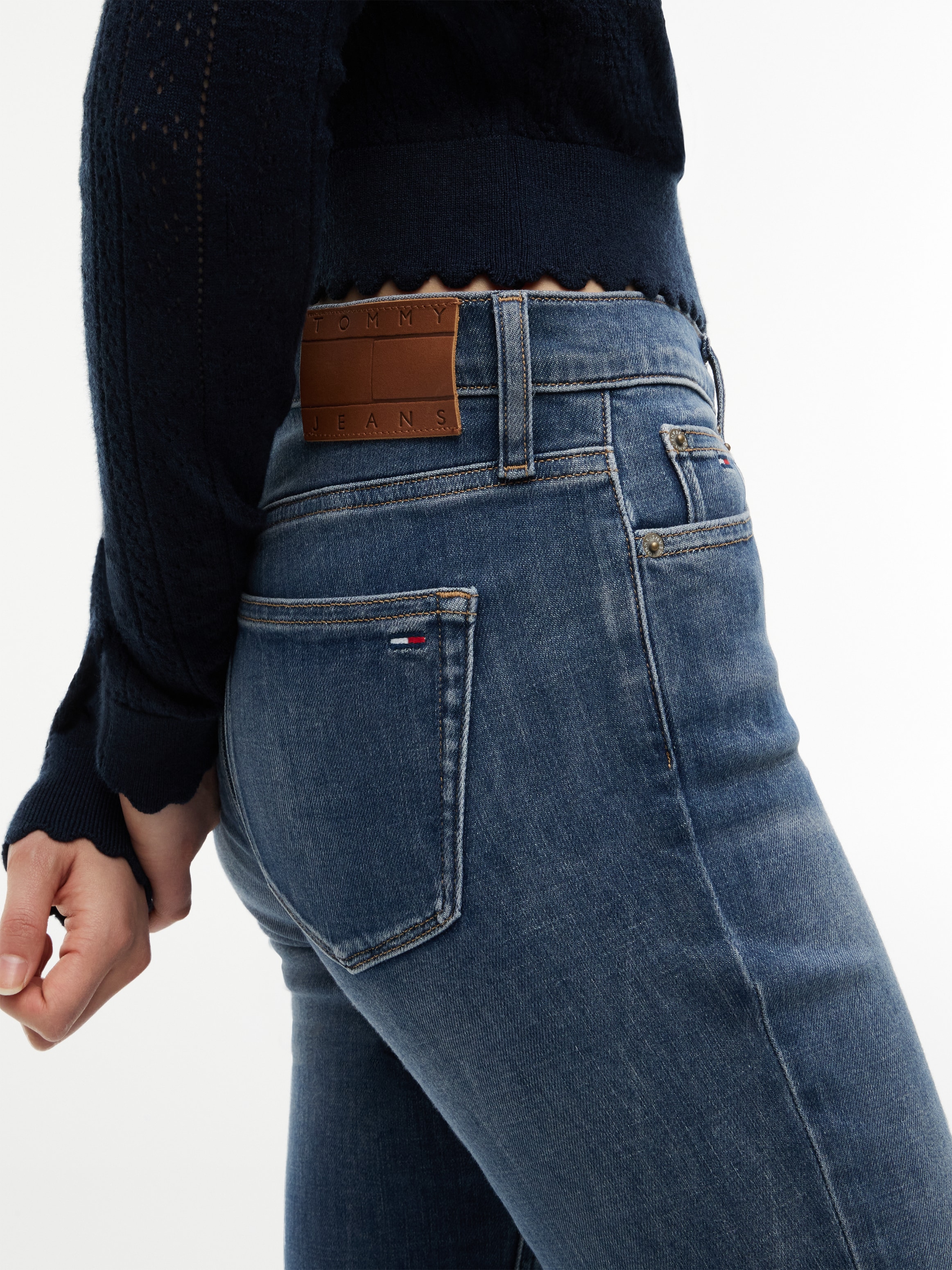 Tommy Jeans Skinny-fit-Jeans »NORA MR SKNY« Baumwollmischung, skinny fit