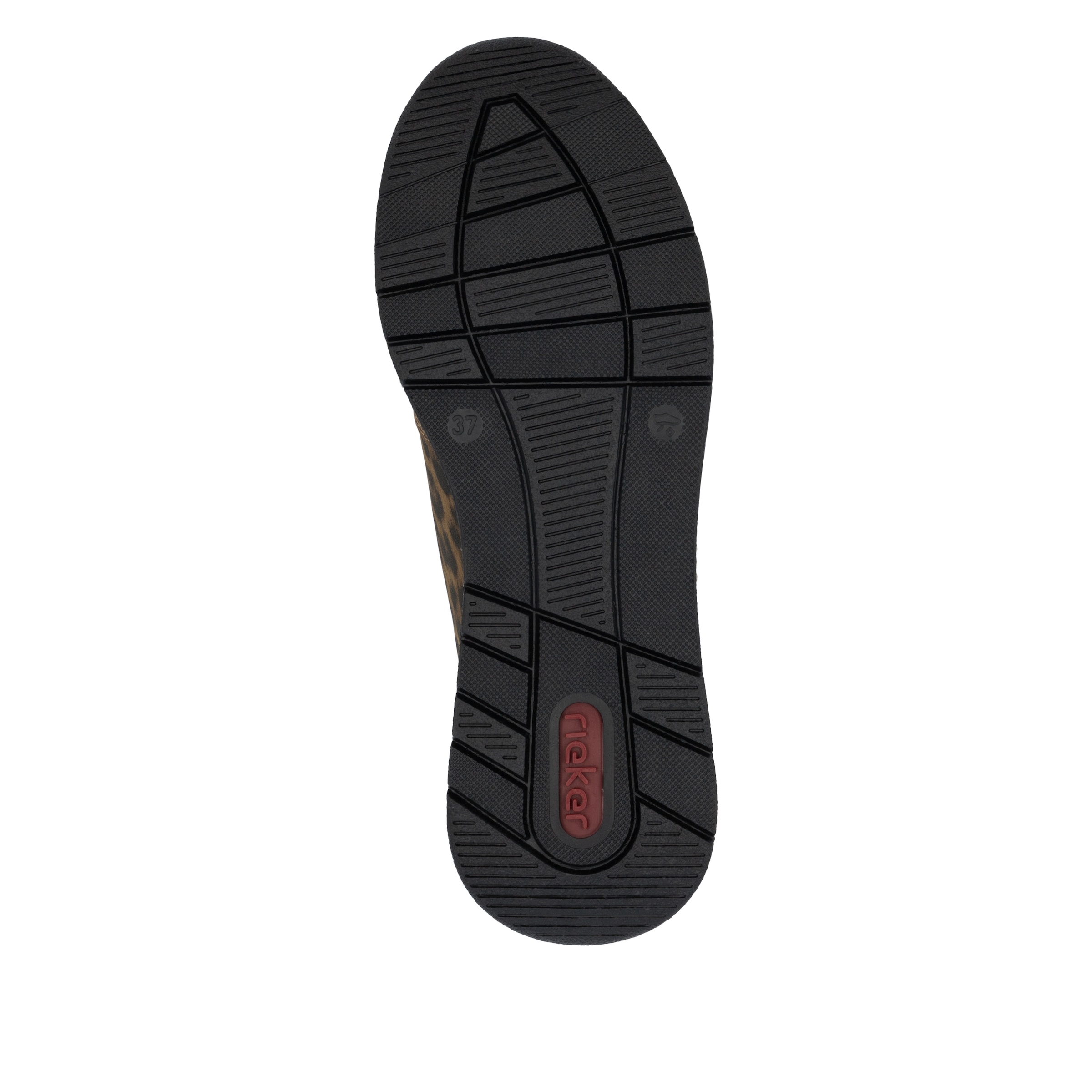Rieker Sneaker, Freizeitschuh, Schnürschuh, Halbschuh mit modischen Akzenten