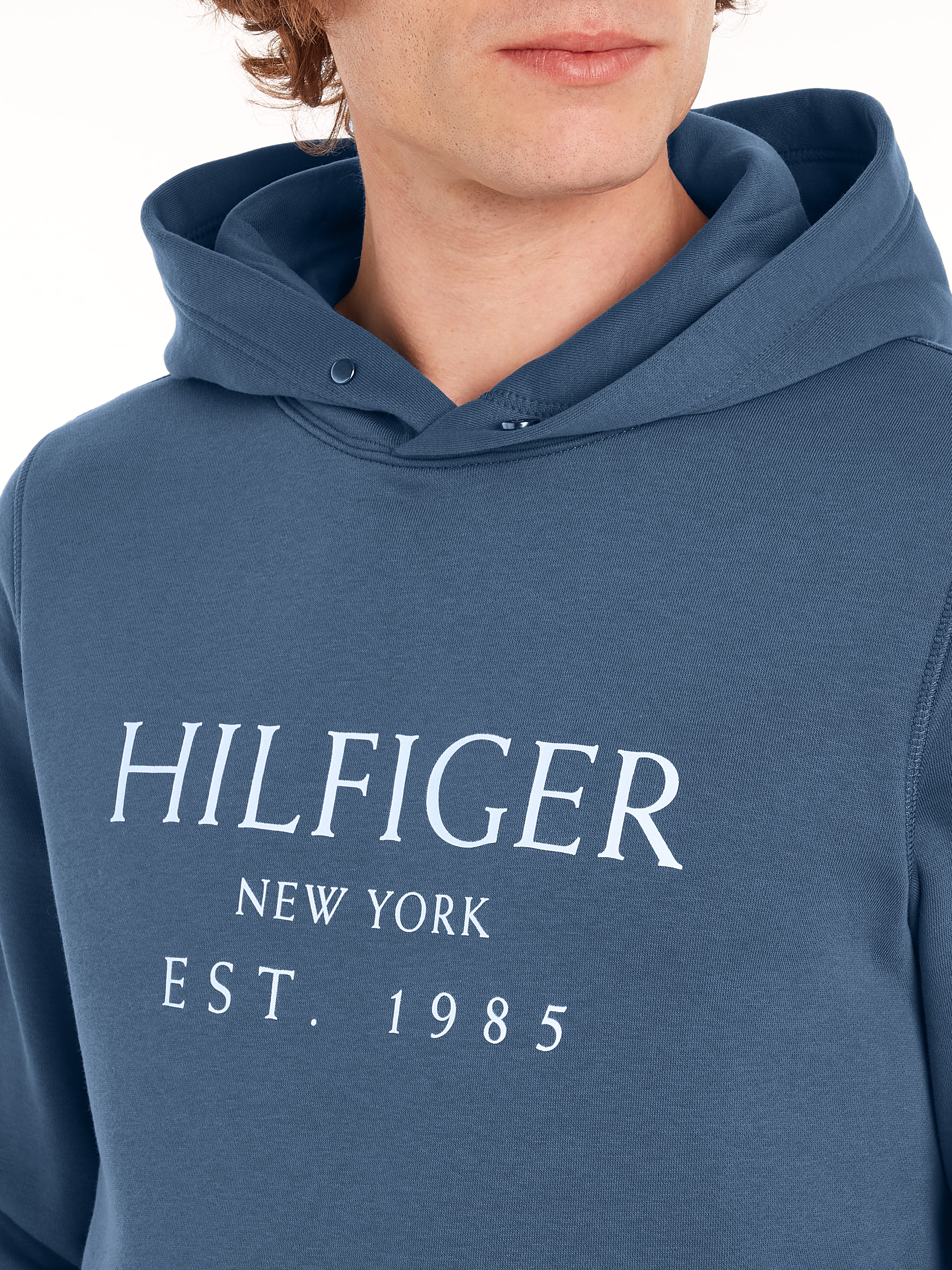 Tommy Hilfiger Hoodie »BIG HILFIGER HOODY«, mit kontrastfarbenen Print