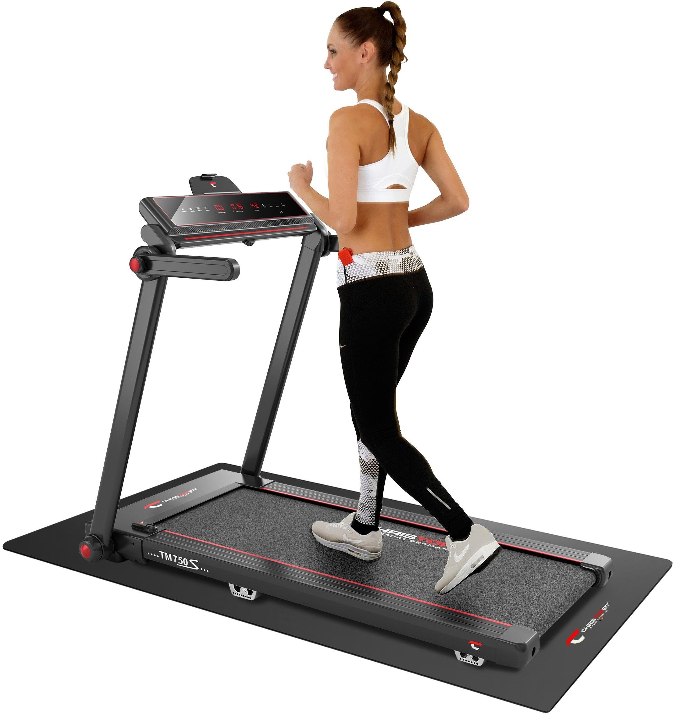 Christopeit Sport® Laufband »TM 750 S«, 100% vormontiert, nur 19 cm flach
