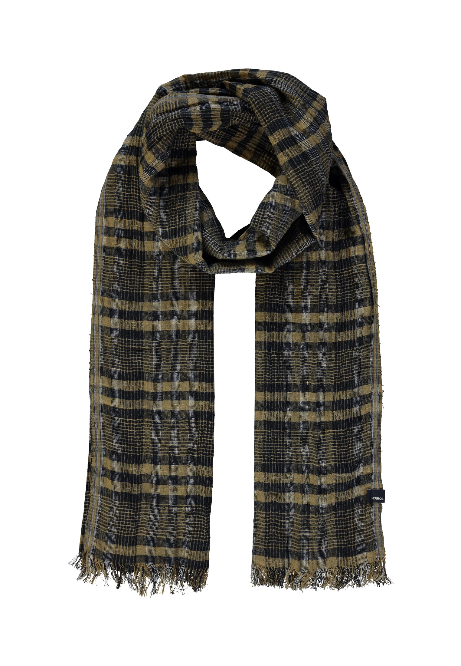 LERROS Schal »Crinkle-Karo Schal«