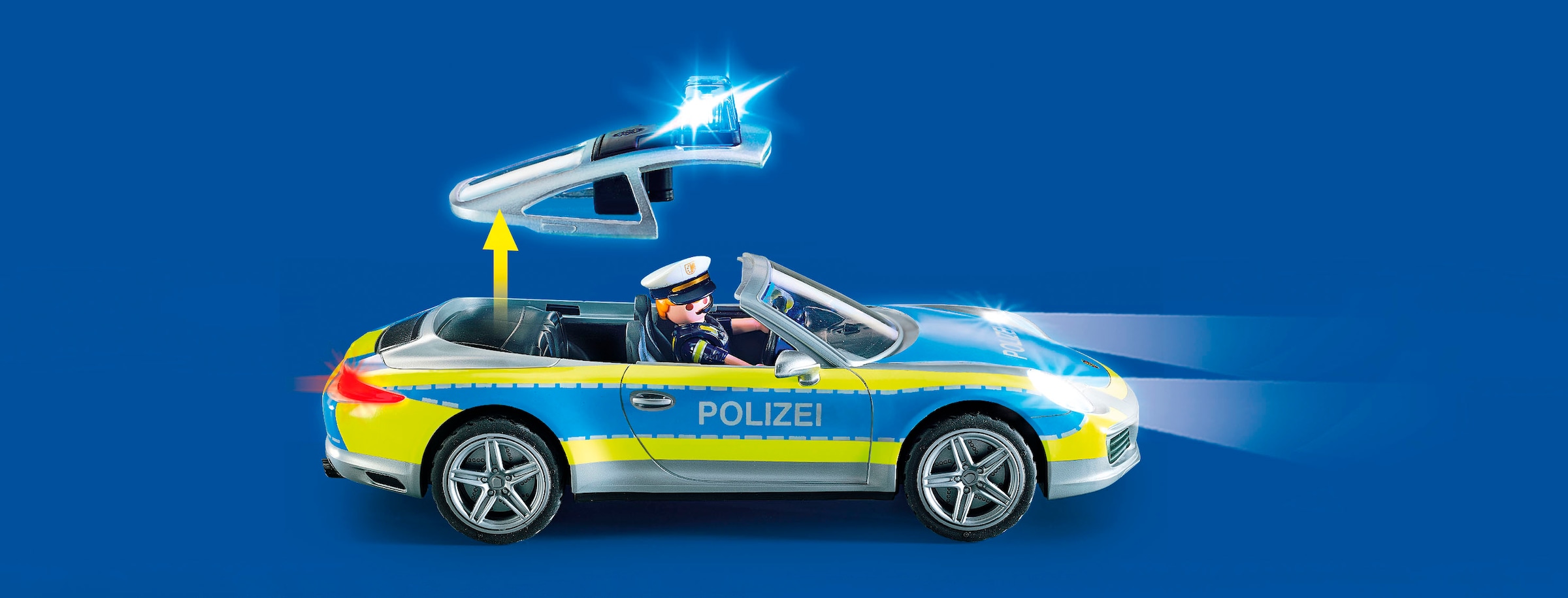 Playmobil® Konstruktions-Spielset »Porsche 911 Carrera 4S Polizei (70067), My Action Heroes« Made in Germany