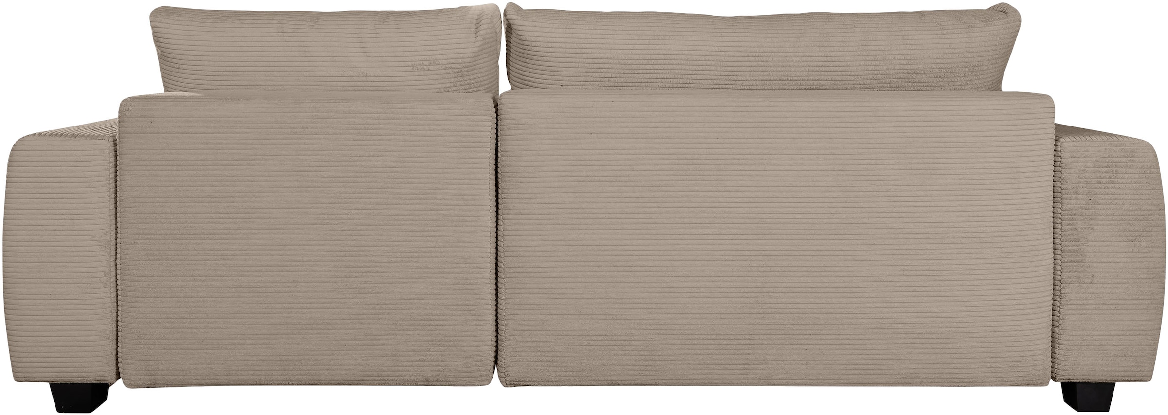 OTTO home Ecksofa »Bella L-Form, B: 234 cm - OTTO. Verlässliche Qualität.« Ecksofa,Schlaffunktion,Bonnelfederkern,Rückenkissen
