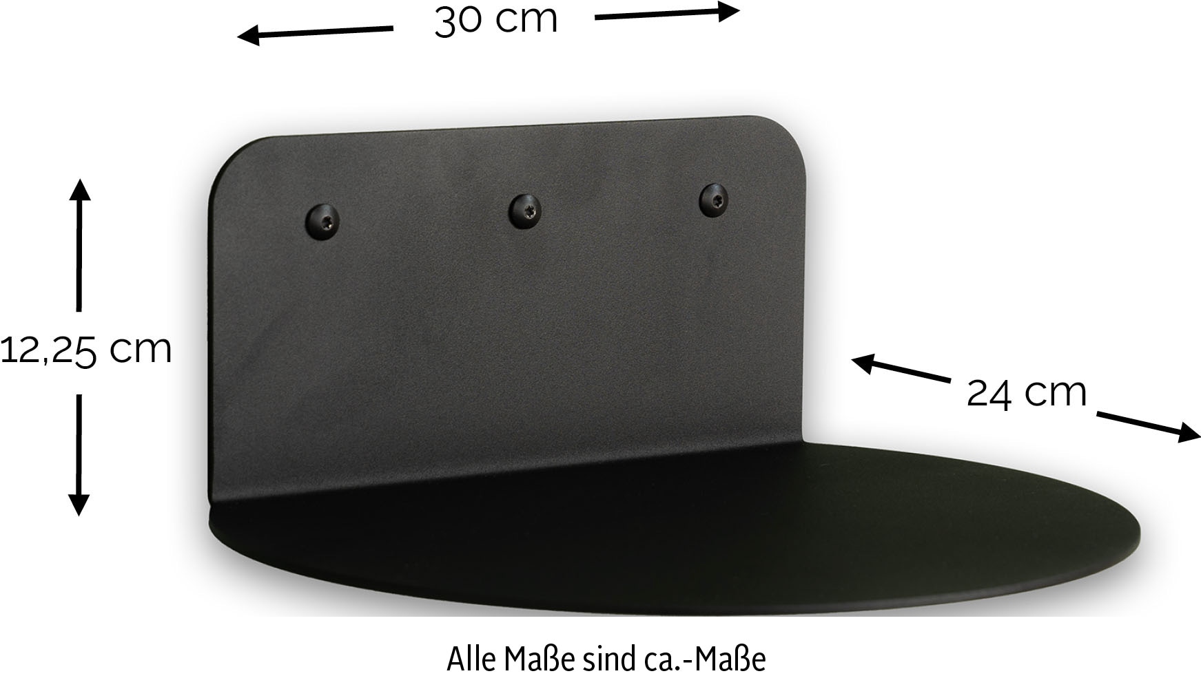 Spinder Design Wandregal »FLEX«, (1 St.), Multifunktionales Wandregal aus Stahl