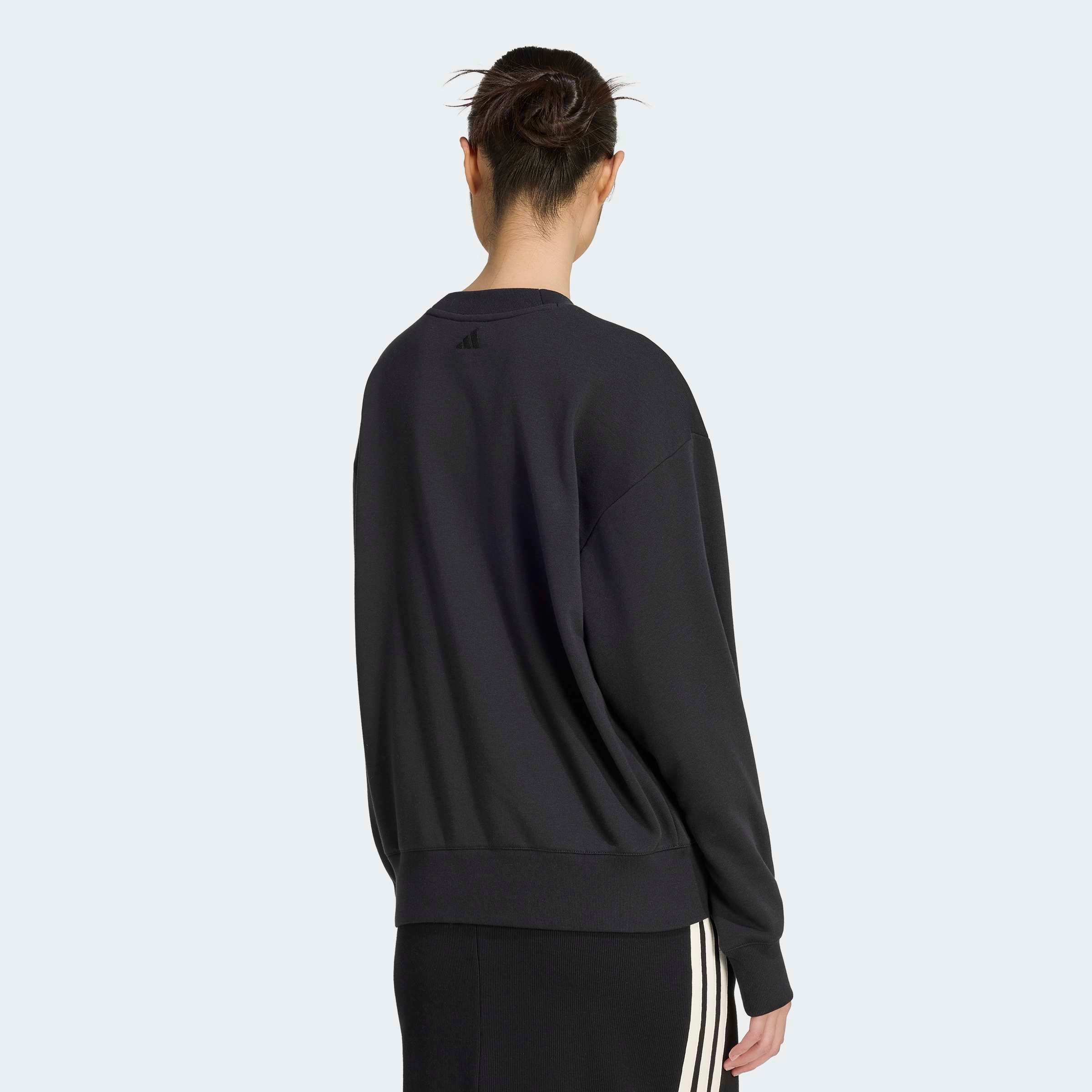 adidas Sportswear Sweatshirt »W SAT CRW«, mit V-Ausschnitt, ohne Verschluss, in normaler Länge
