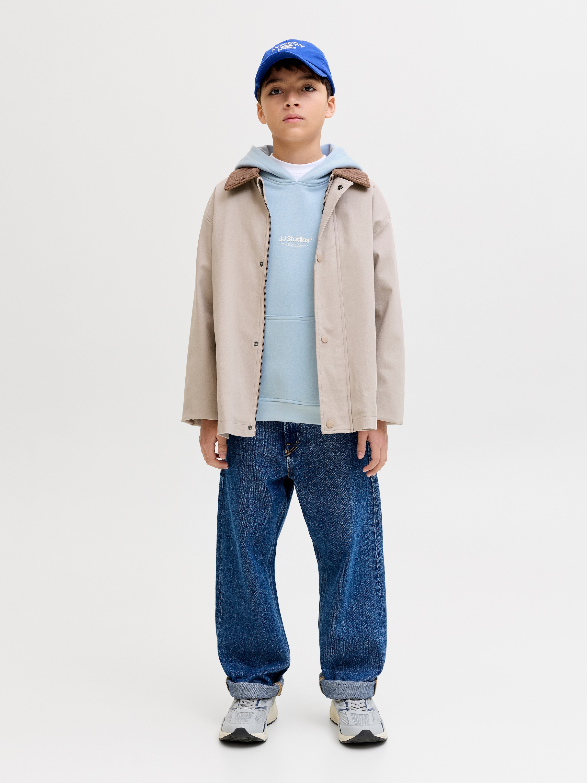 Jack & Jones Junior Kapuzensweatshirt »JJESOHO SWEAT HOOD NOOS JNR«, Baumwollmischung, relaxed fit
