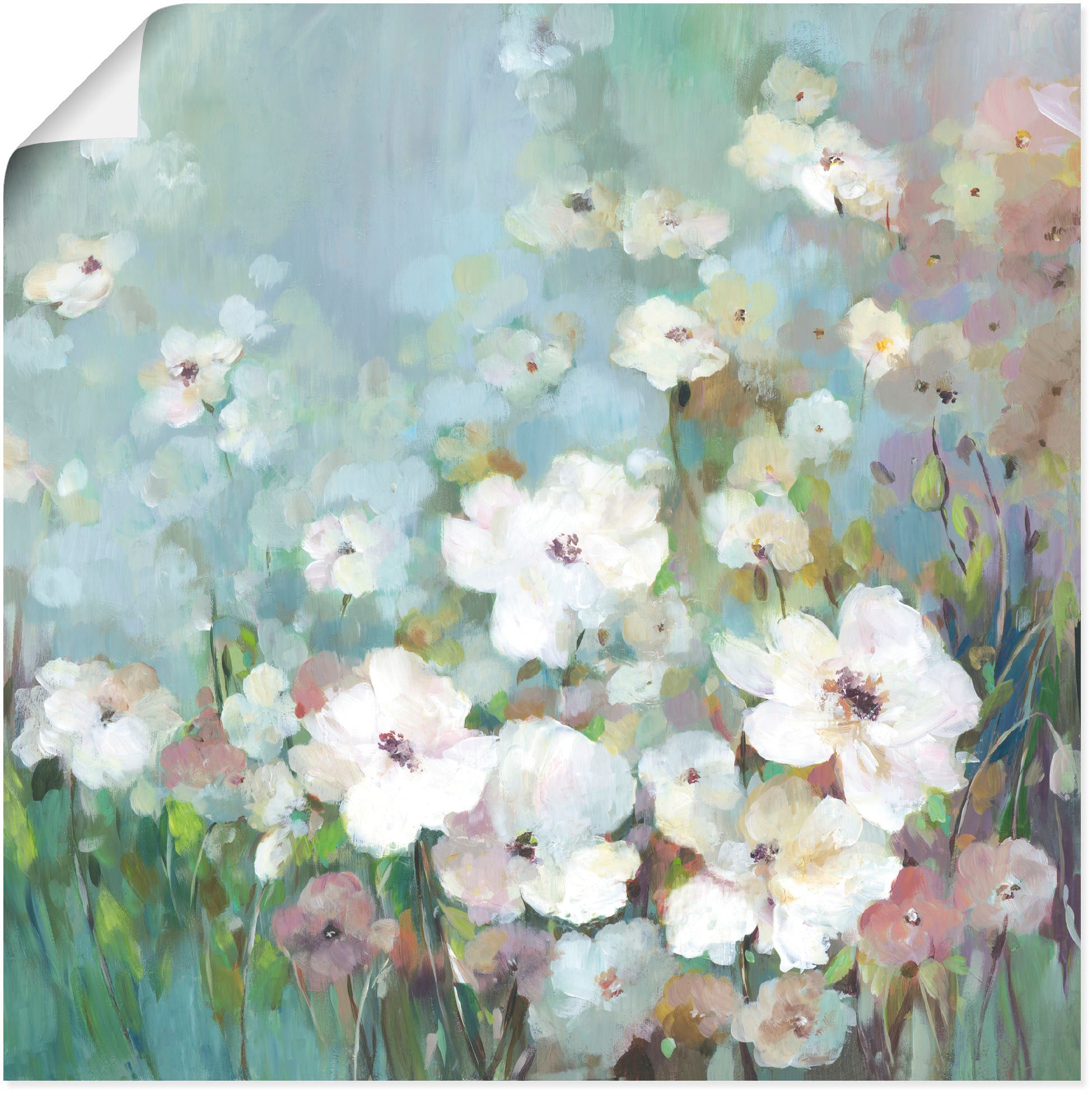 Artland Wandbild »Feldblumengarten«, Blumenwiese, (1 St.), als Alubild,  Leinwandbild, Wandaufkleber oder Poster in versch. Größen online bei OTTO