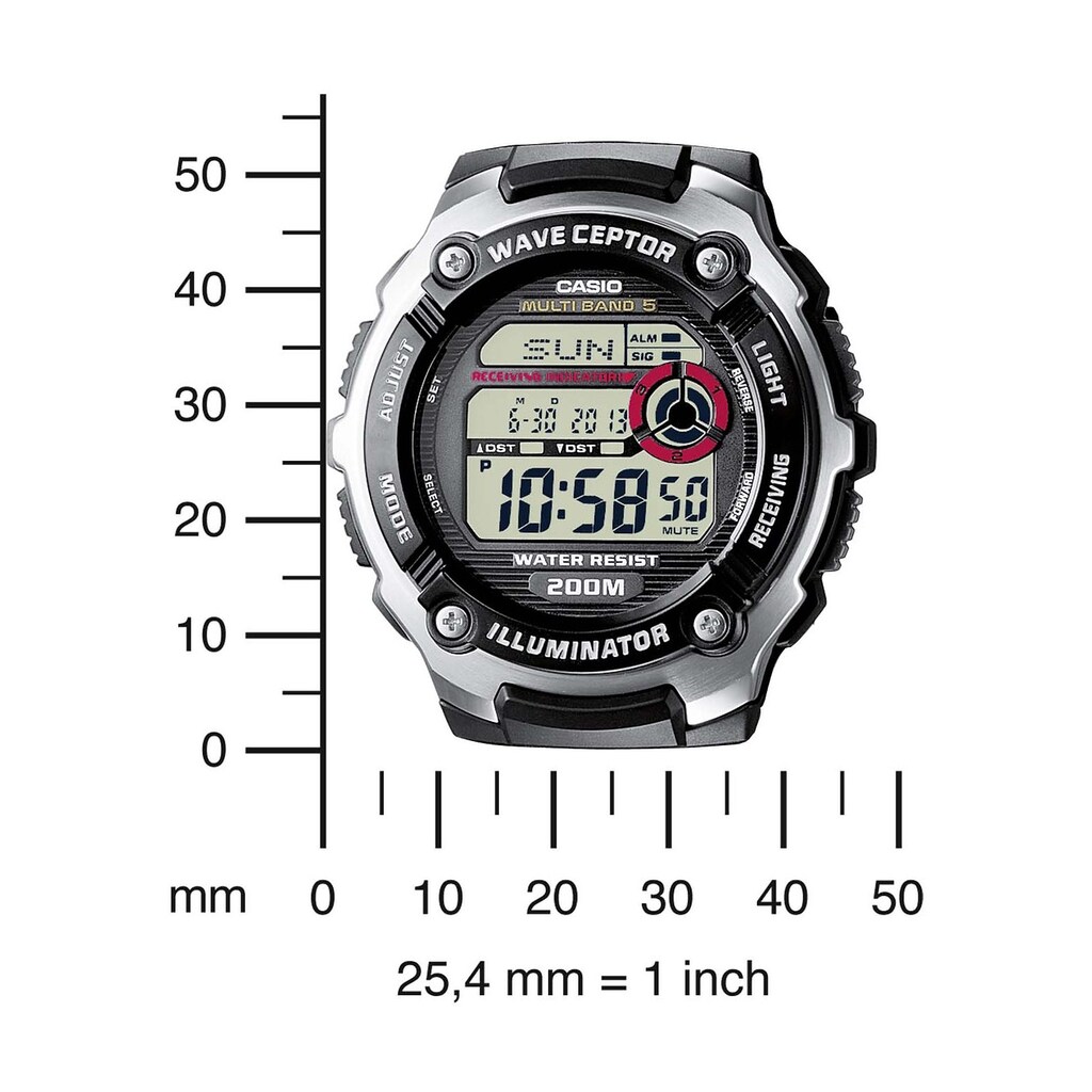 Casio Funk Funkchronograph »WV-200R-1AEF«