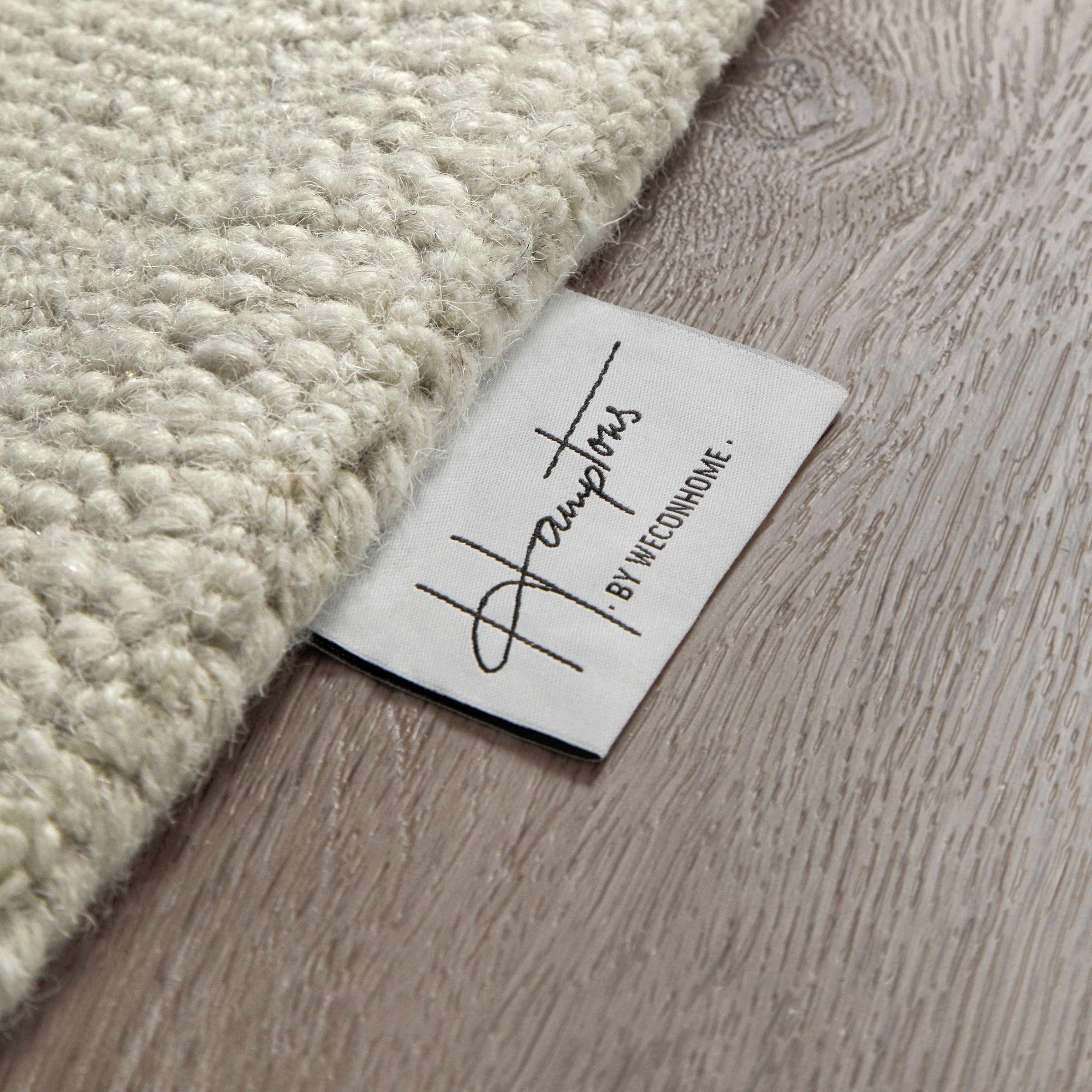 Wecon home Teppich »Hamptons EIGHTEEN«, rund, 15 mm Höhe, Kurzflor, Wohnzimmer, Schlafzimmer, elegant, robust, Streifen Design