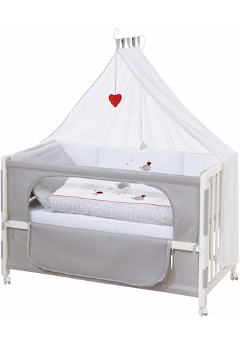 roba® Babybett »Room bed - Dekor Adam und Eule«, als Beistell-, Kinder- und Juniorbett... kaufen