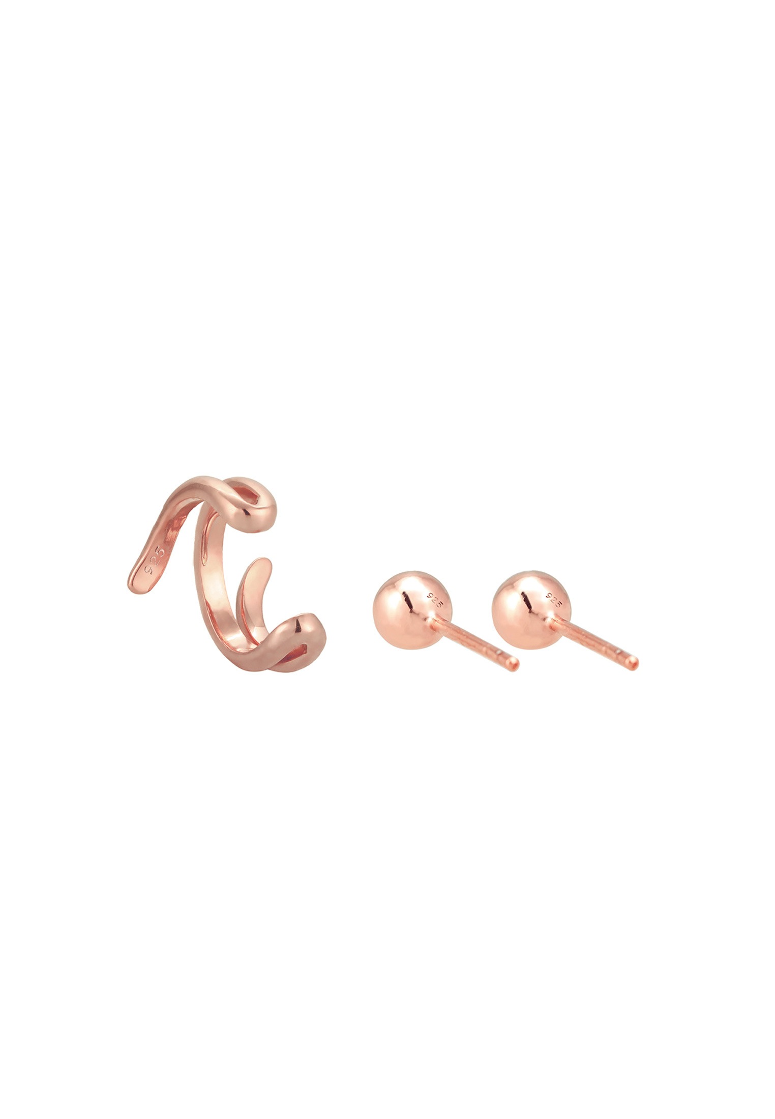Elli Ohrstecker-Set »Ohrringe Ohrstecker Earcuff 2er Set 925 Sterling Silber«