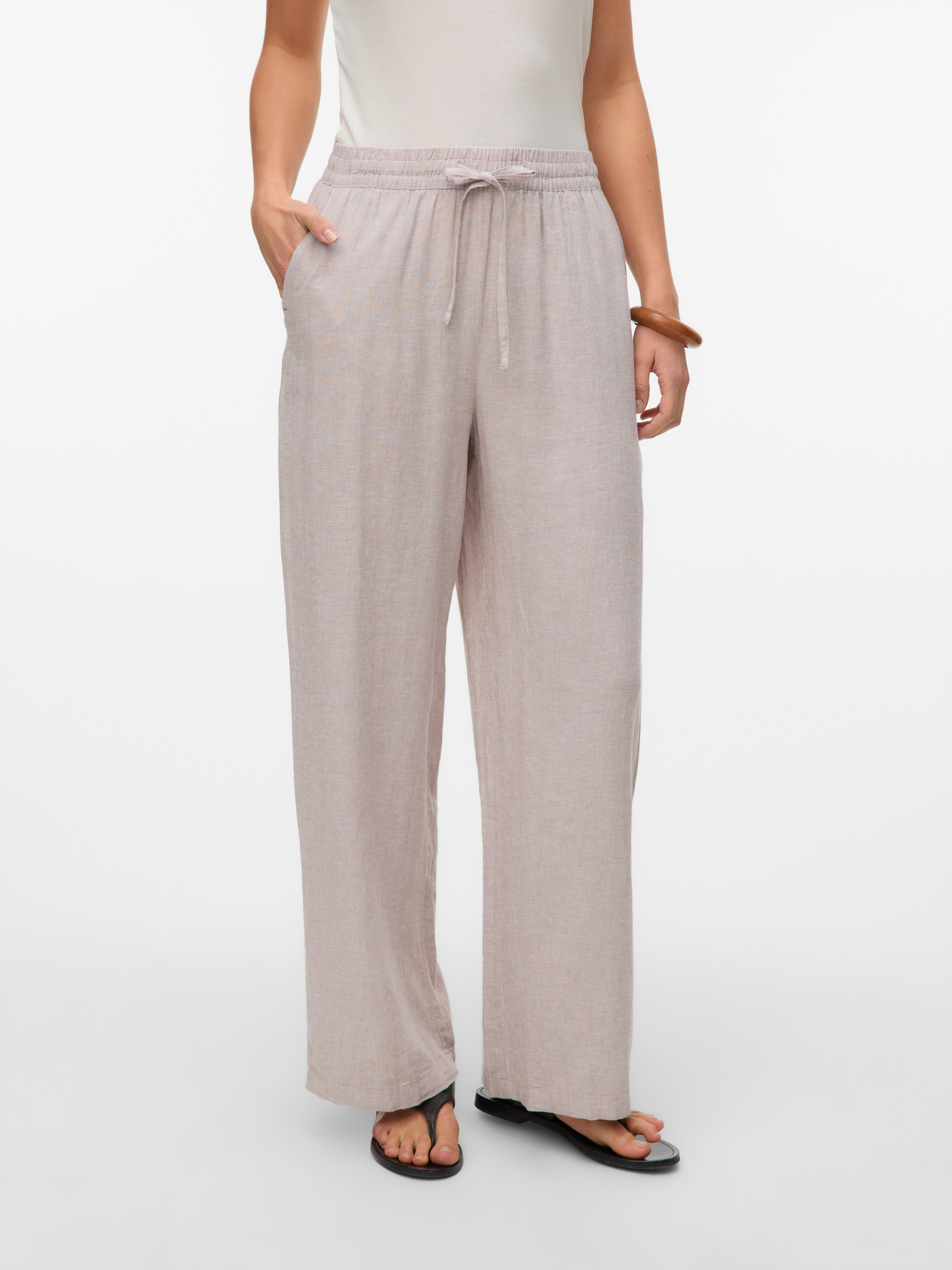 Vero Moda Schlupfhose »VMLINN LINEN PANTS WVN NOOS«