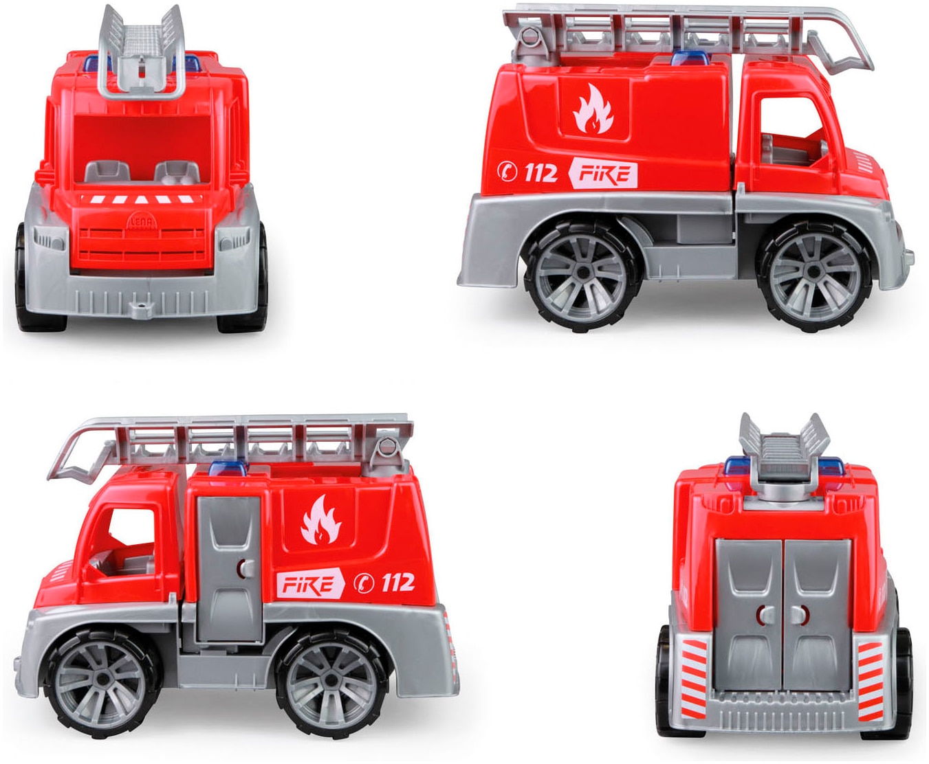 Lena® Spielzeug-Feuerwehr »TRUXX«, inklusive Spielfigur; Made in Europe