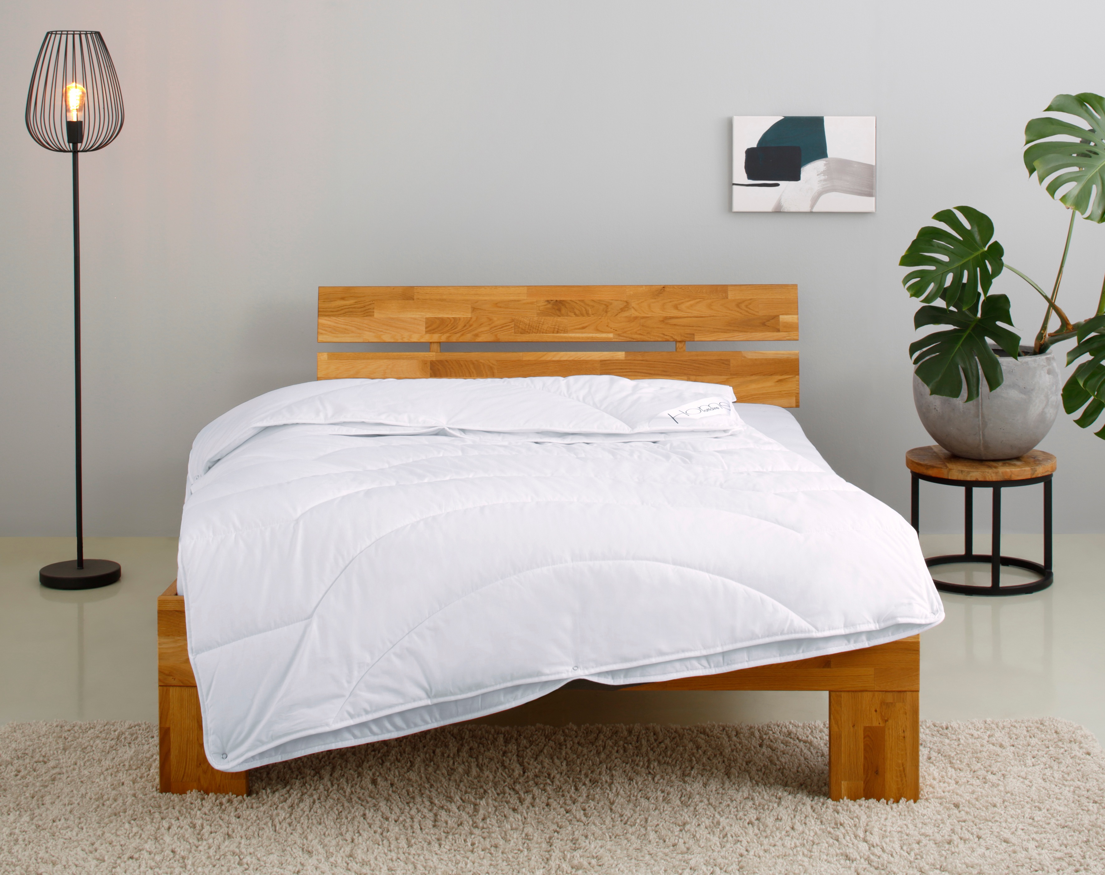 Home Affaire Microfaserbettdecke »Liesing Bettdecke 135x200 cm in weiß, Größe B/L: 135 cm x 200 cm