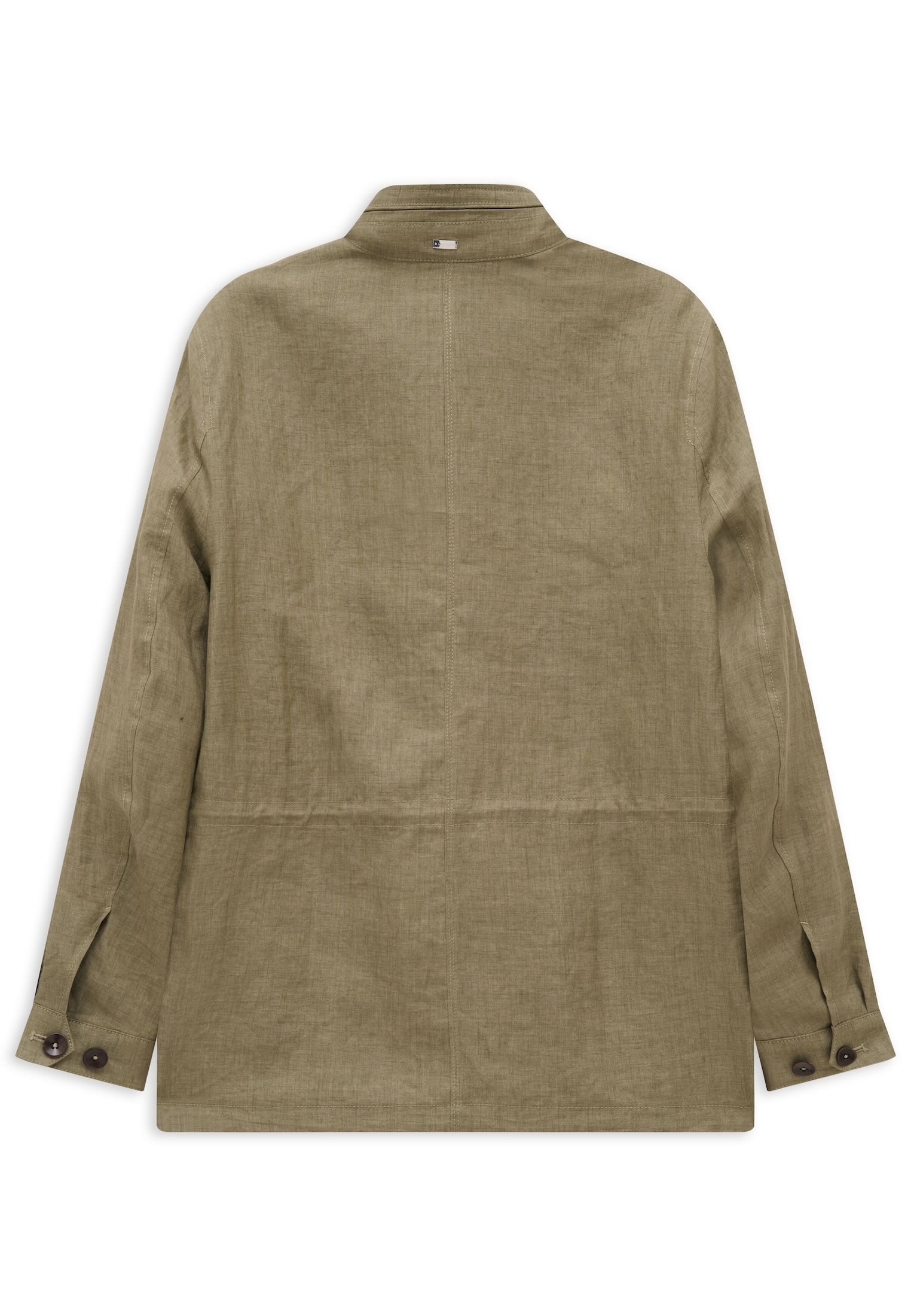 bugatti Kurzjacke »Regular Fit« Pure linen mit Stehkragen