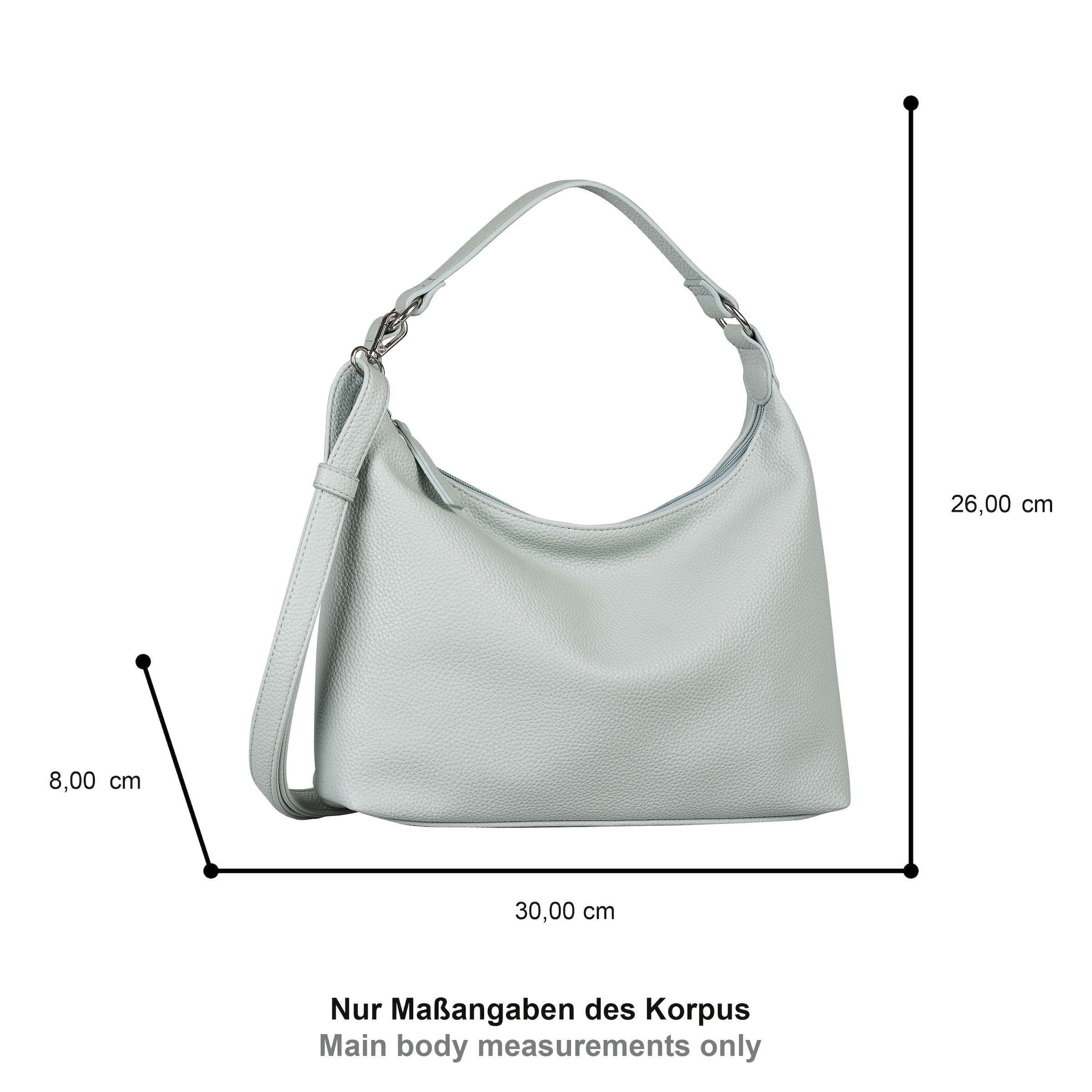 TOM TAILOR Hobo »Xia« Damen Umhängetasche, Handtasche in klarem Design