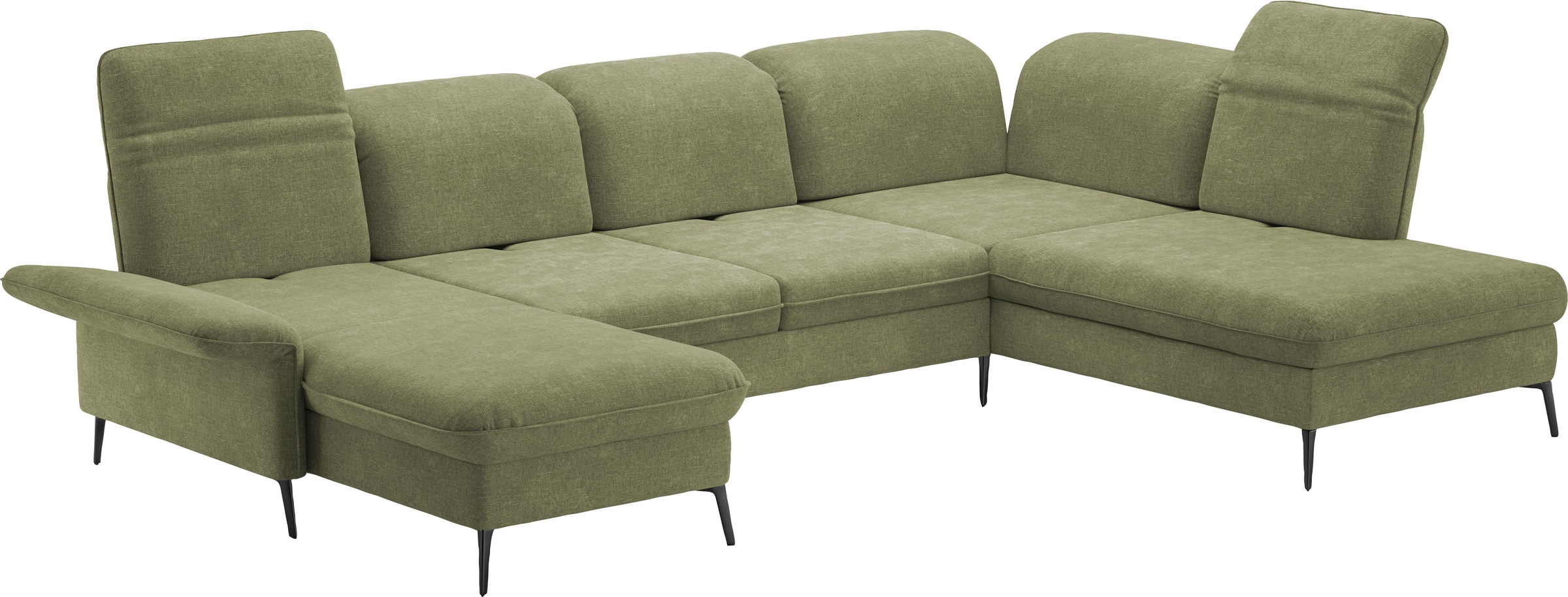 sit&more Wohnlandschaft »Emely«, mit Sitztiefenverstellung optional mit Bettfunktion und Bettkasten