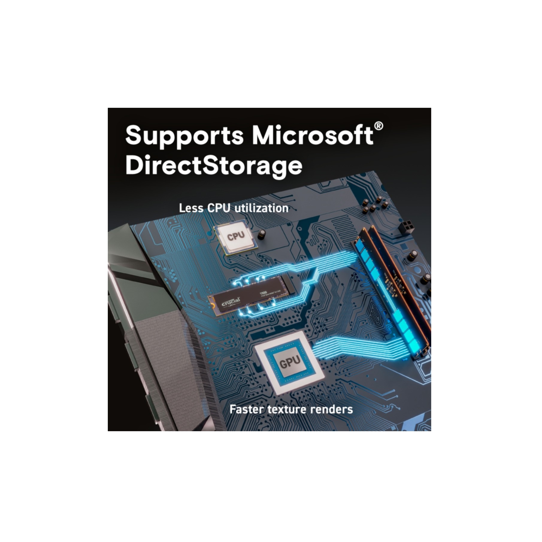 Crucial interne SSD »T500«