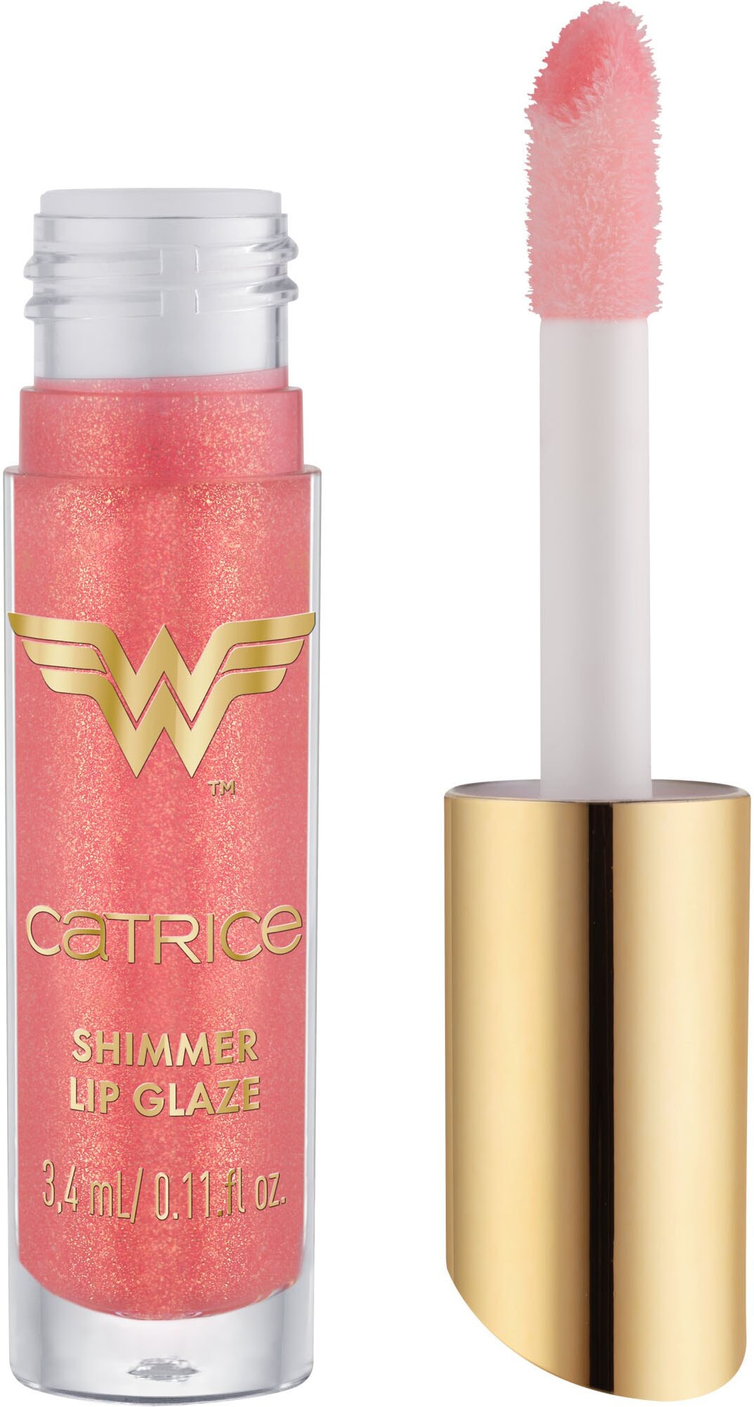 Catrice Lipgloss »Wonder Woman Shimmer Lip Glaze«, (Set, 3 tlg.)