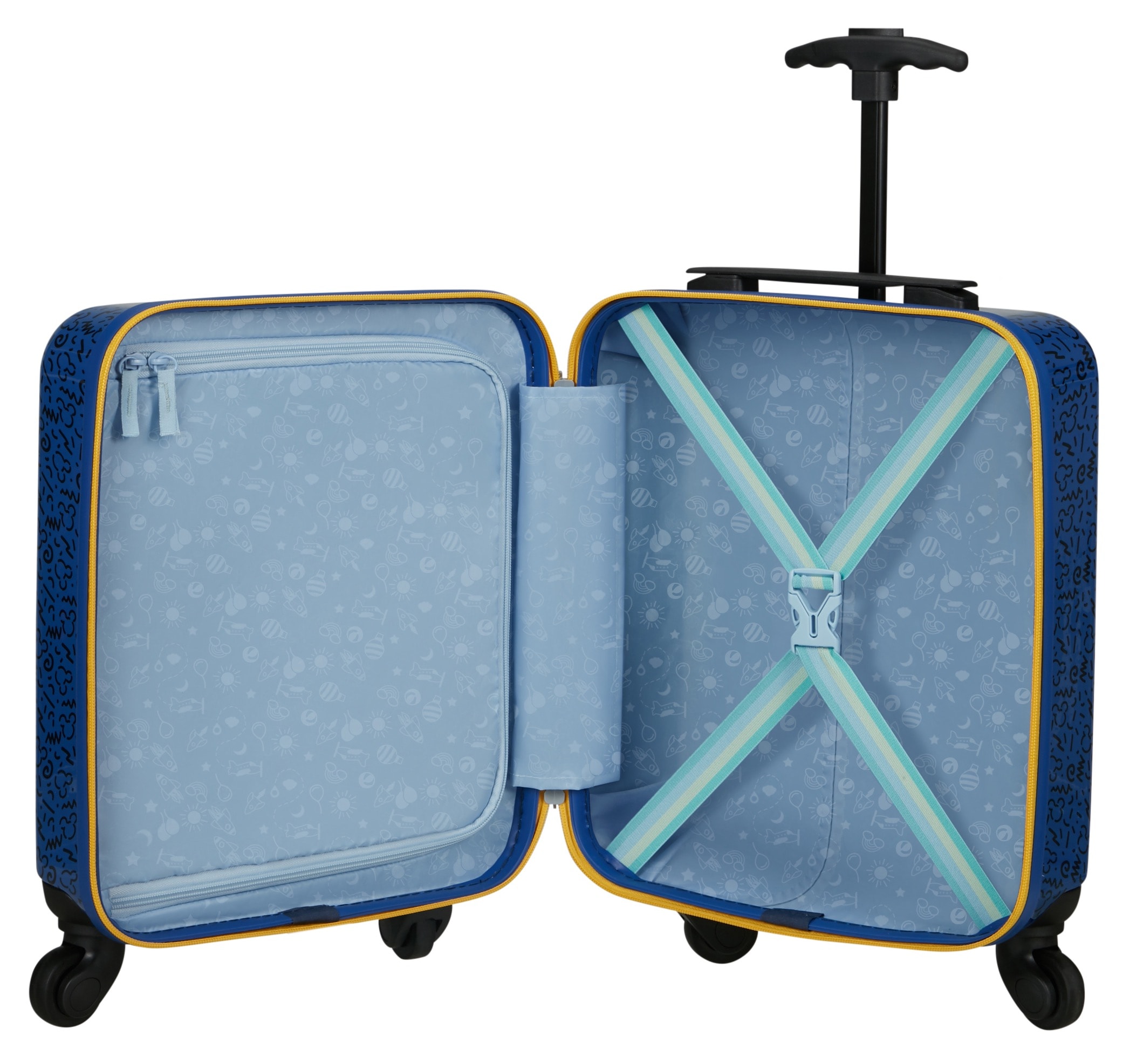 Samsonite Kinderkoffer »DAYDREAM DISNEY, Mickey Happy« 24 l 4 Rollen Kinder-Reisegepäck Kindertrolley