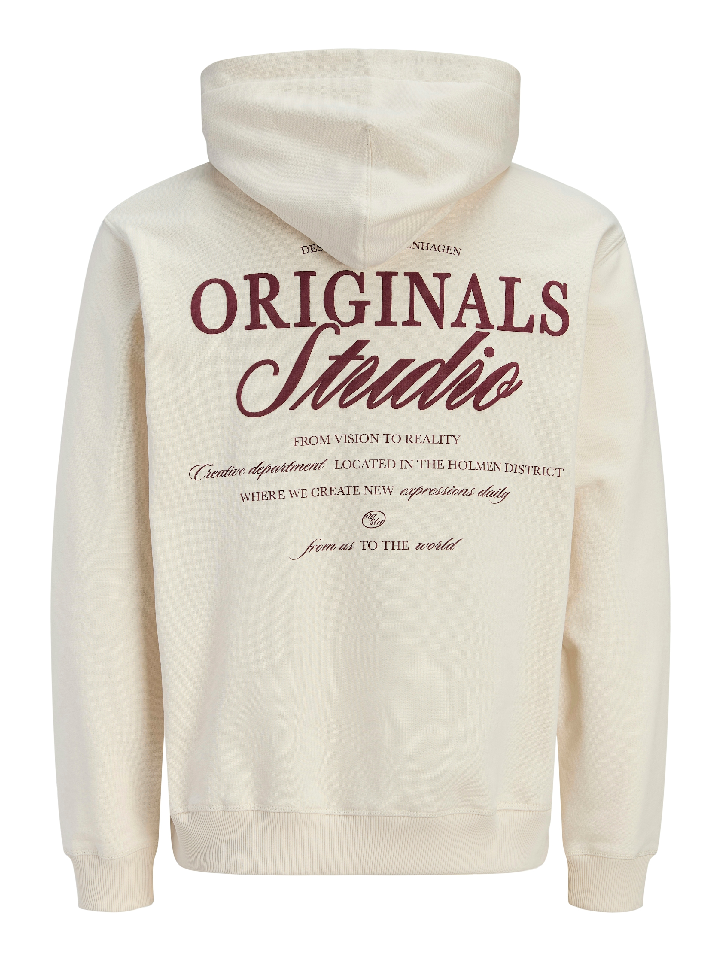 Jack & Jones Kapuzensweatshirt »JORNORREBRO TYPO BACK SWEAT HOOD SN«, mit Print
