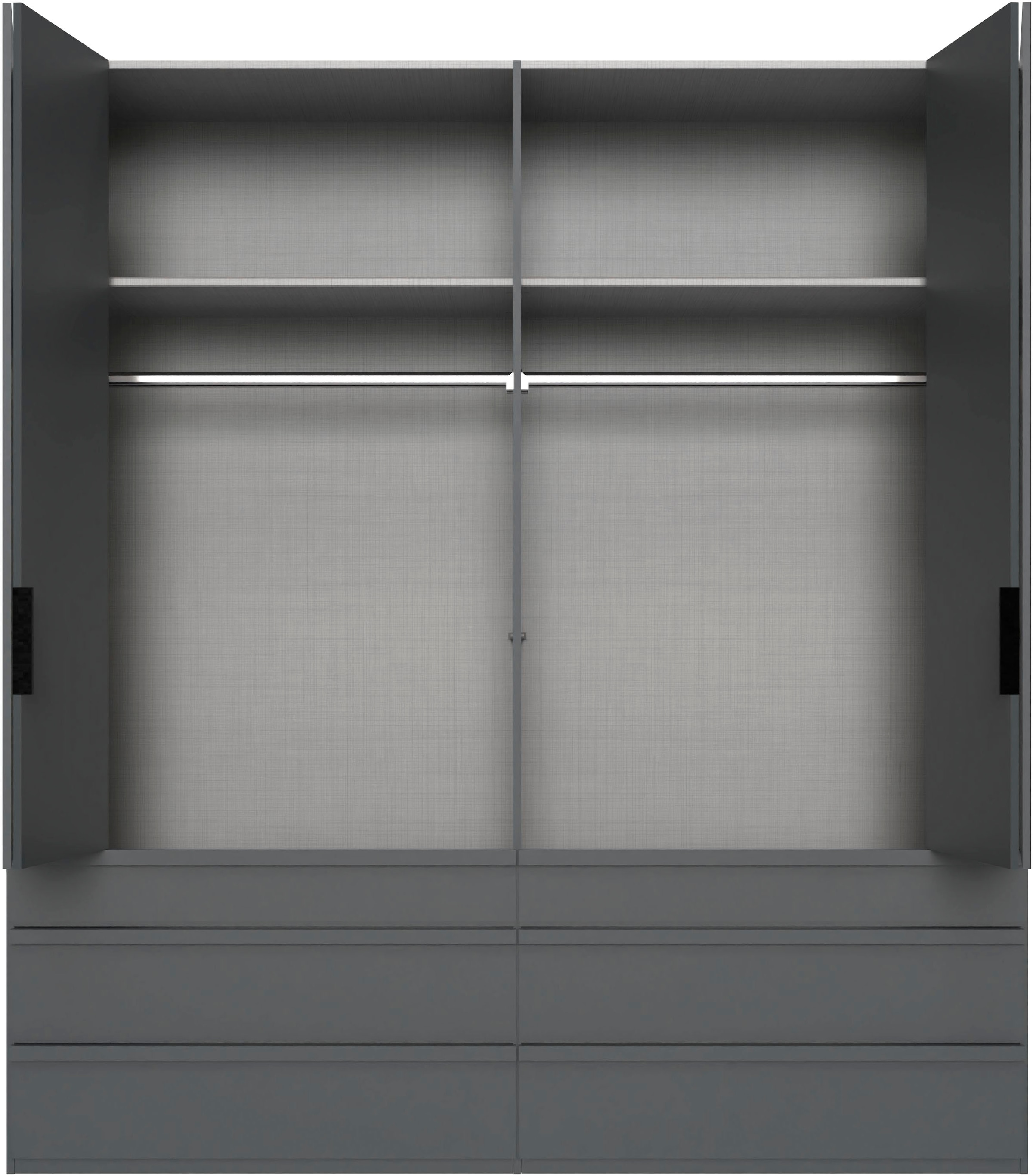 Wimex Falttürenschrank »Oxford by fresh to go, in der Breite 200cm, in 2 Höhen erhältlich« mit Schubladen, wahlweise mit oder ohne Spiegel,  mit hochwertigen Falttüren für den perfekten Überblick