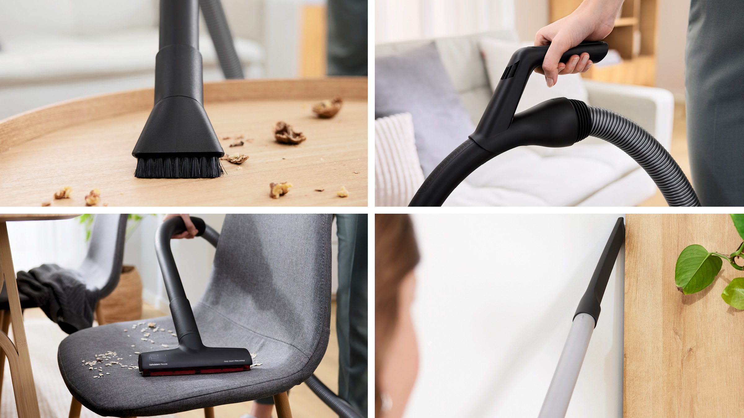 BOSCH Bodenstaubsauger »Serie 6 BGC41XECO, ideal für Allergiker, Hygiene-Filter«, beutellos, 10 Jahre Motorgarantie, XXL-Polsterdüse, lange Fugendüse, leise, blau