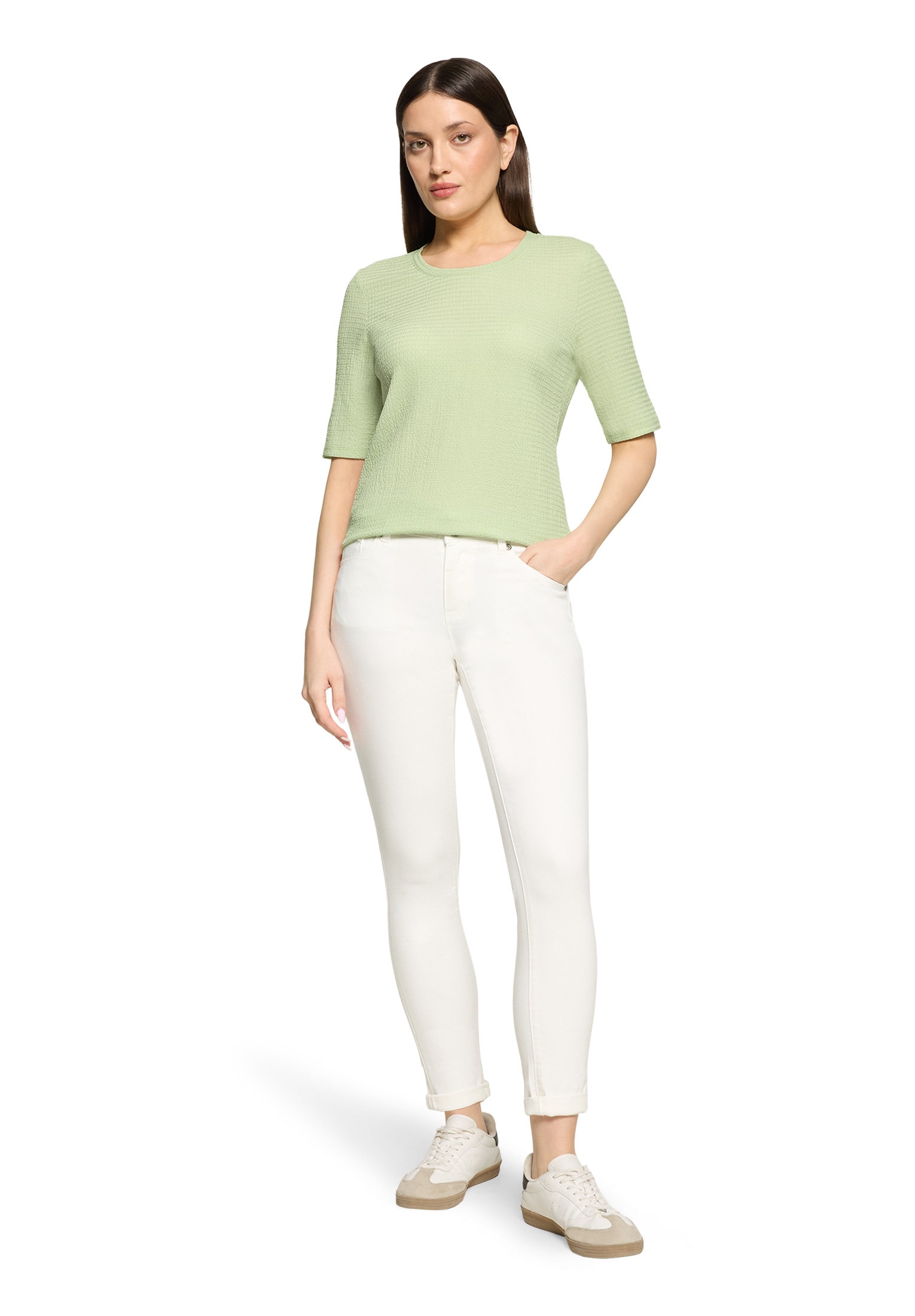 Betty Barclay Rundhalsshirt »Strukturshirt mit Rundhalsausschnitt«