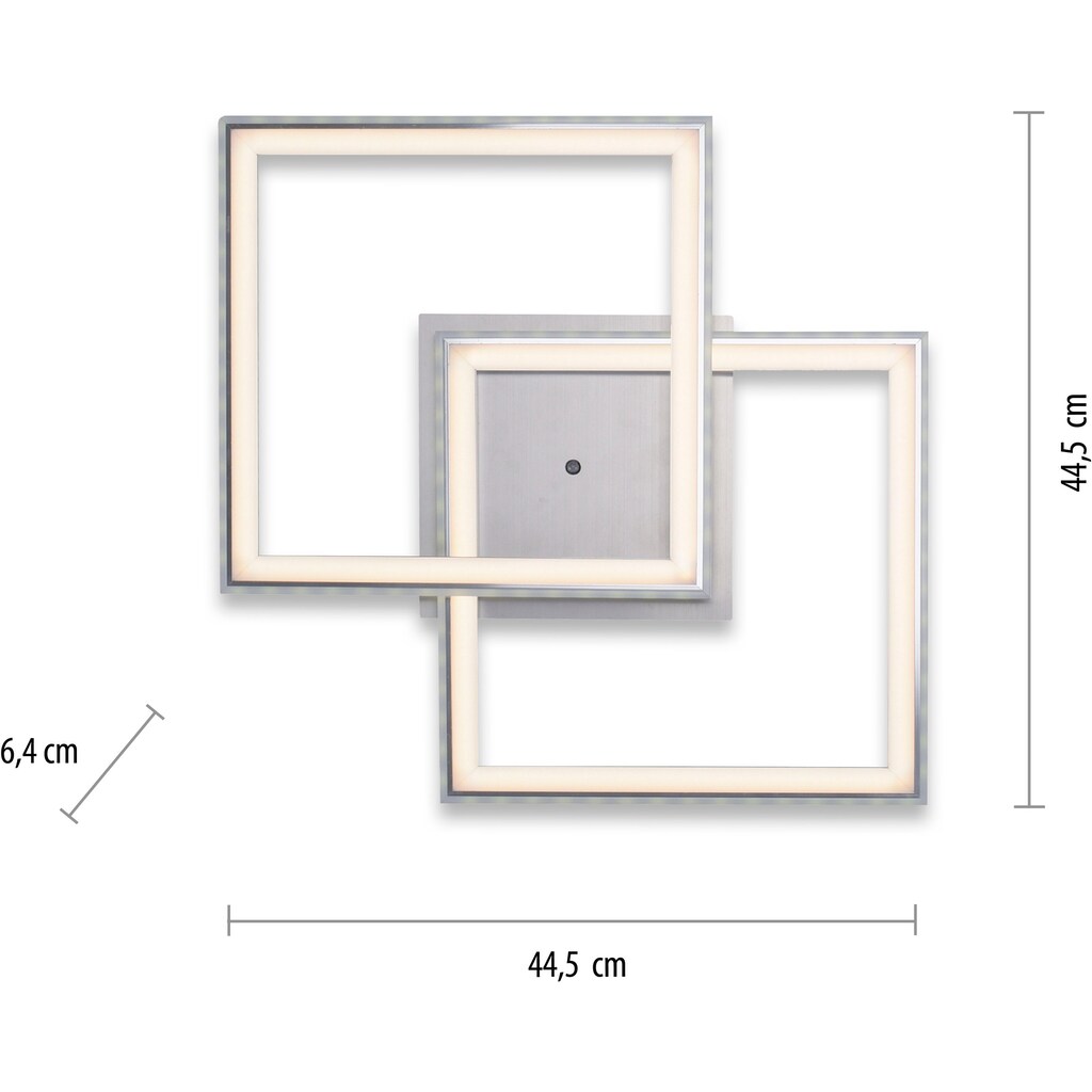 my home LED Deckenleuchte »Luan«,  mit Farbtemperatursteuerung,  Infrarotfernbedienung, dimmbar