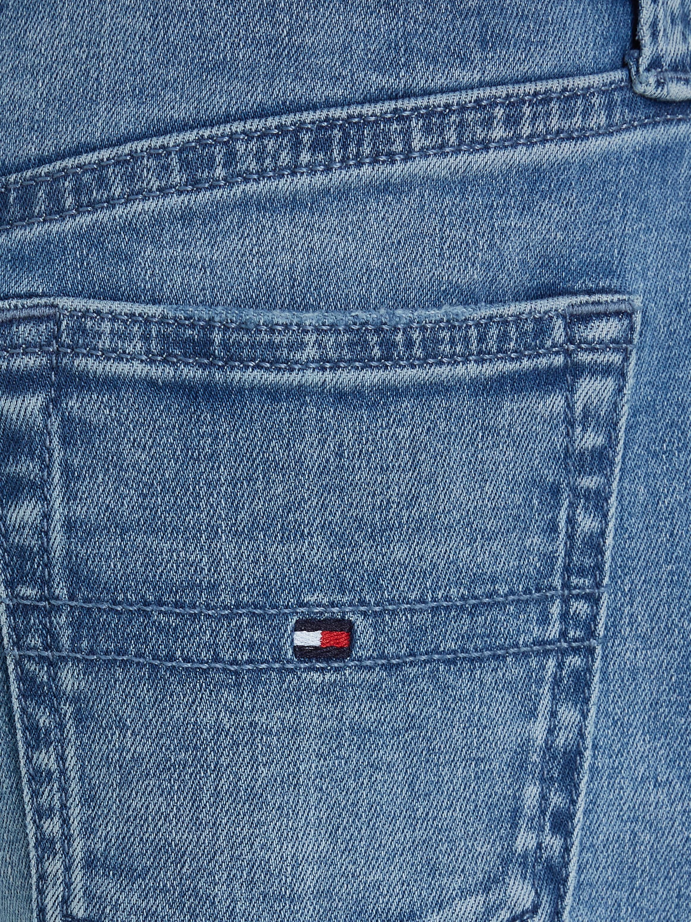 Tommy Hilfiger Straight-Jeans »MABEL VINTAGE STRAIGHT DENIM«, Kinder bis 16 Jahre mit Logostickerei