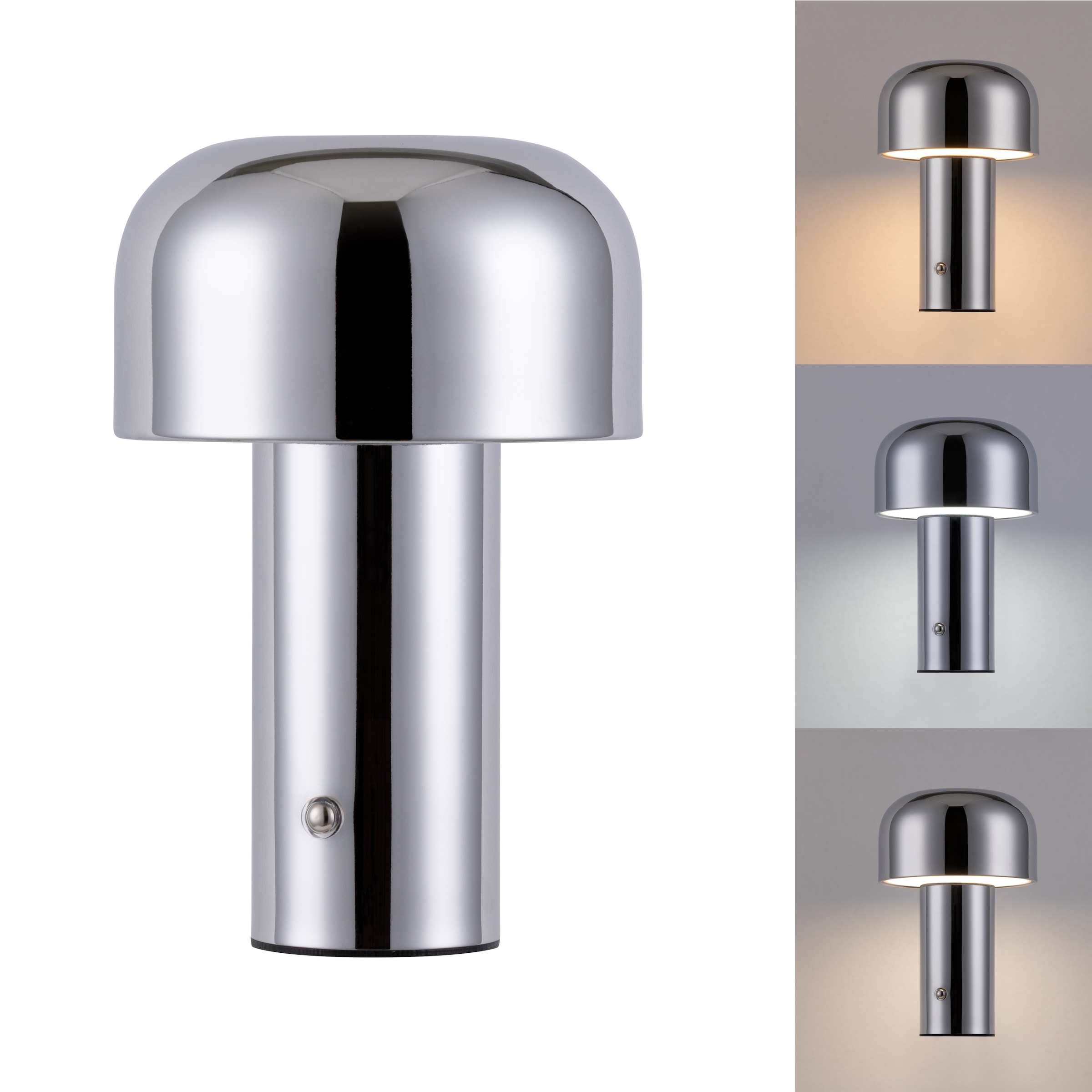 OTTO home LED Tischleuchte »Ronno« LED-Modul 1 Stk. warmweiß - kaltweiß LED, dimmbar, Farbwechsel, kabellos, USB-C, Akku