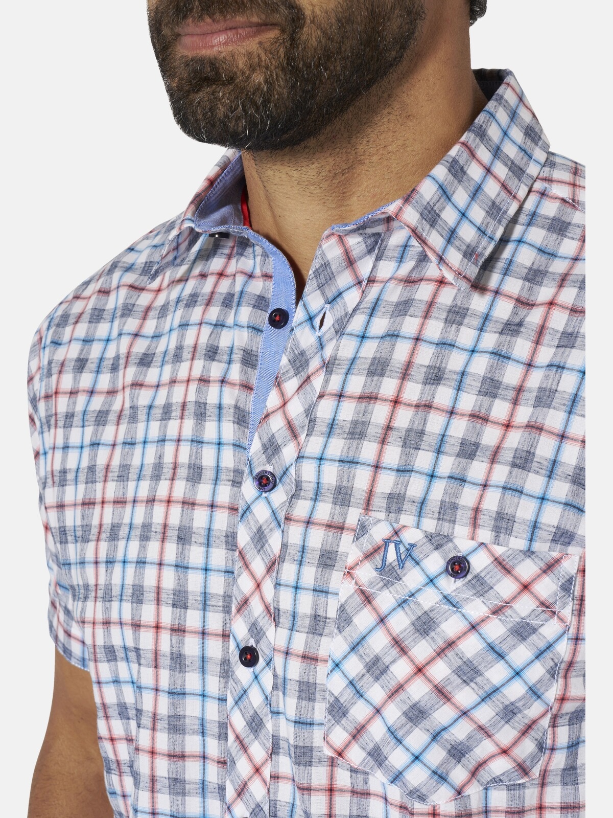 Jan Vanderstorm Kurzarmhemd »Kurzarmhemd BENDIKS«