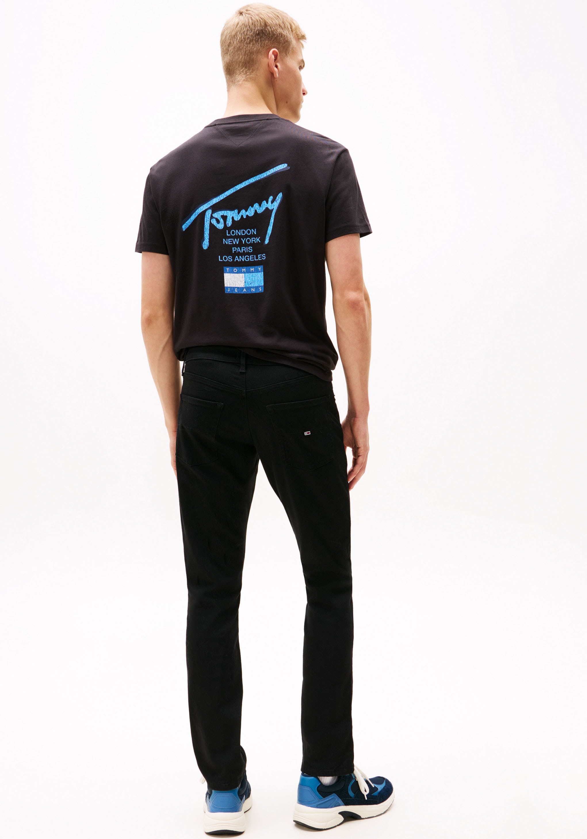Tommy Jeans Slim-fit-Jeans »Scanton Slim«, Slim‑Fit‑Jeans mit mittlerer Leibhöhe, 5‑Pocket‑Design