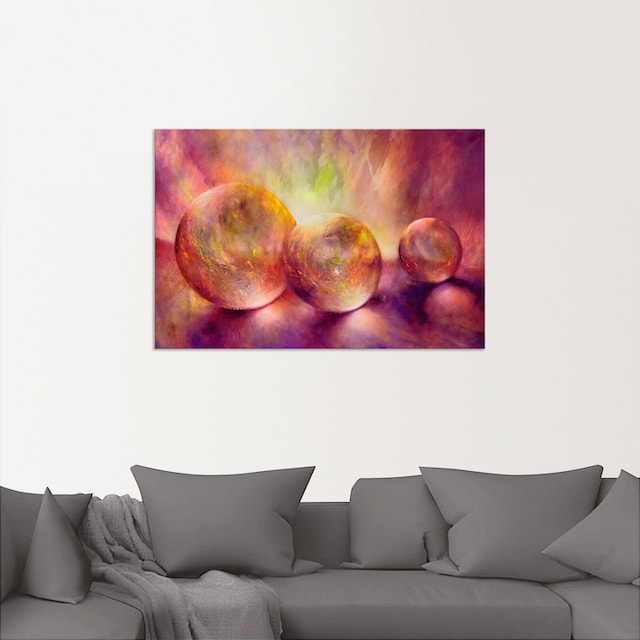 Artland Wandbild »Purpures Licht«, Muster, (1 St.), als Alubild,  Outdoorbild, Leinwandbild, Poster in verschied. Größen bei OTTO