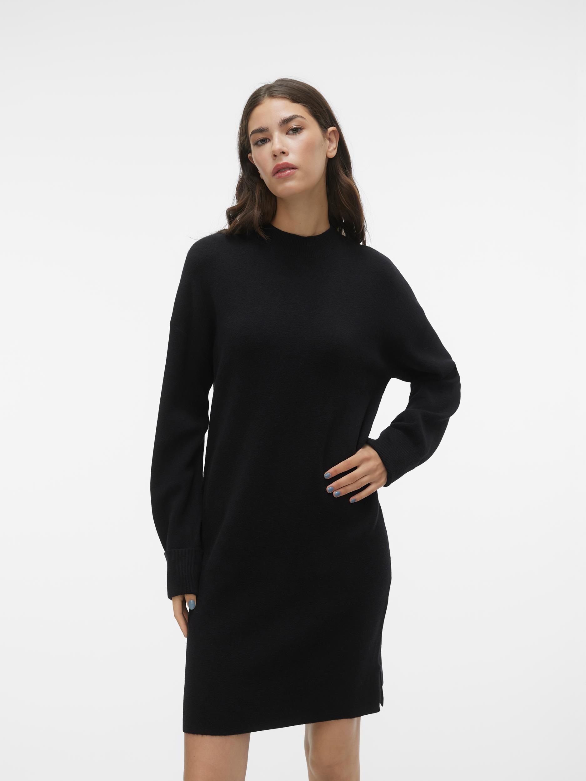 Vero Moda Strickkleid DRESS« Online Shop im »VMGOLDNEEDLE HIGHNECK LS OTTO SHORT