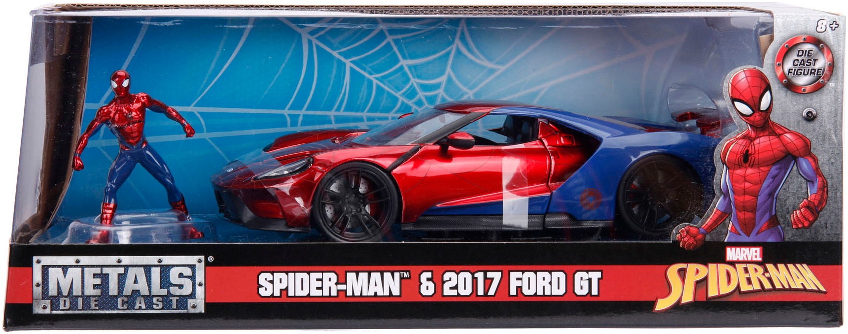 JADA Spielzeug-Auto »Marvel Spiderman 2017 Ford GT 1:24«