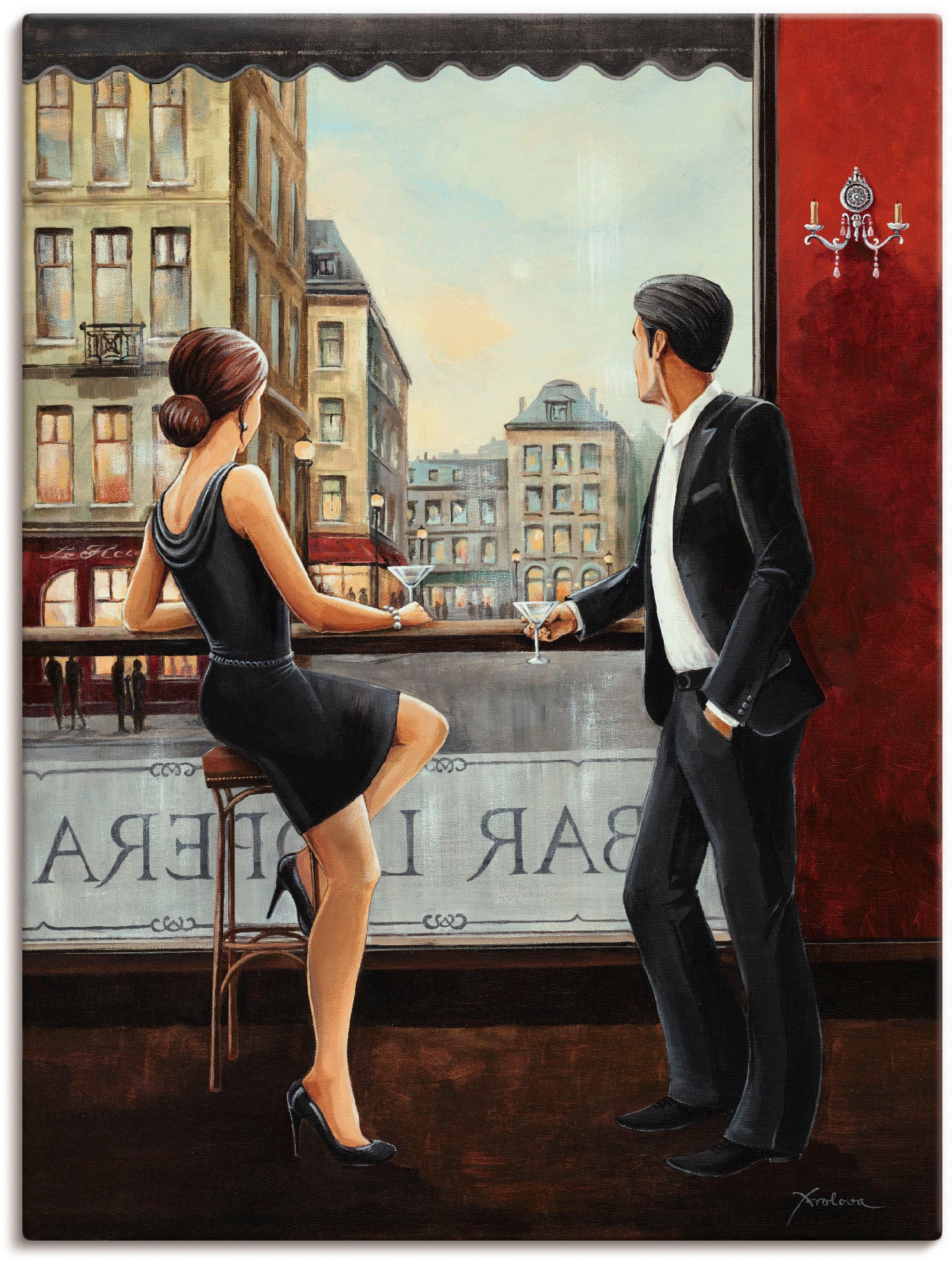 Artland Wandbild »Bar«, Bar & Lounges, (1 St.), als Alubild, Leinwandbild,  Wandaufkleber oder Poster in versch. Größen kaufen online bei OTTO | Poster
