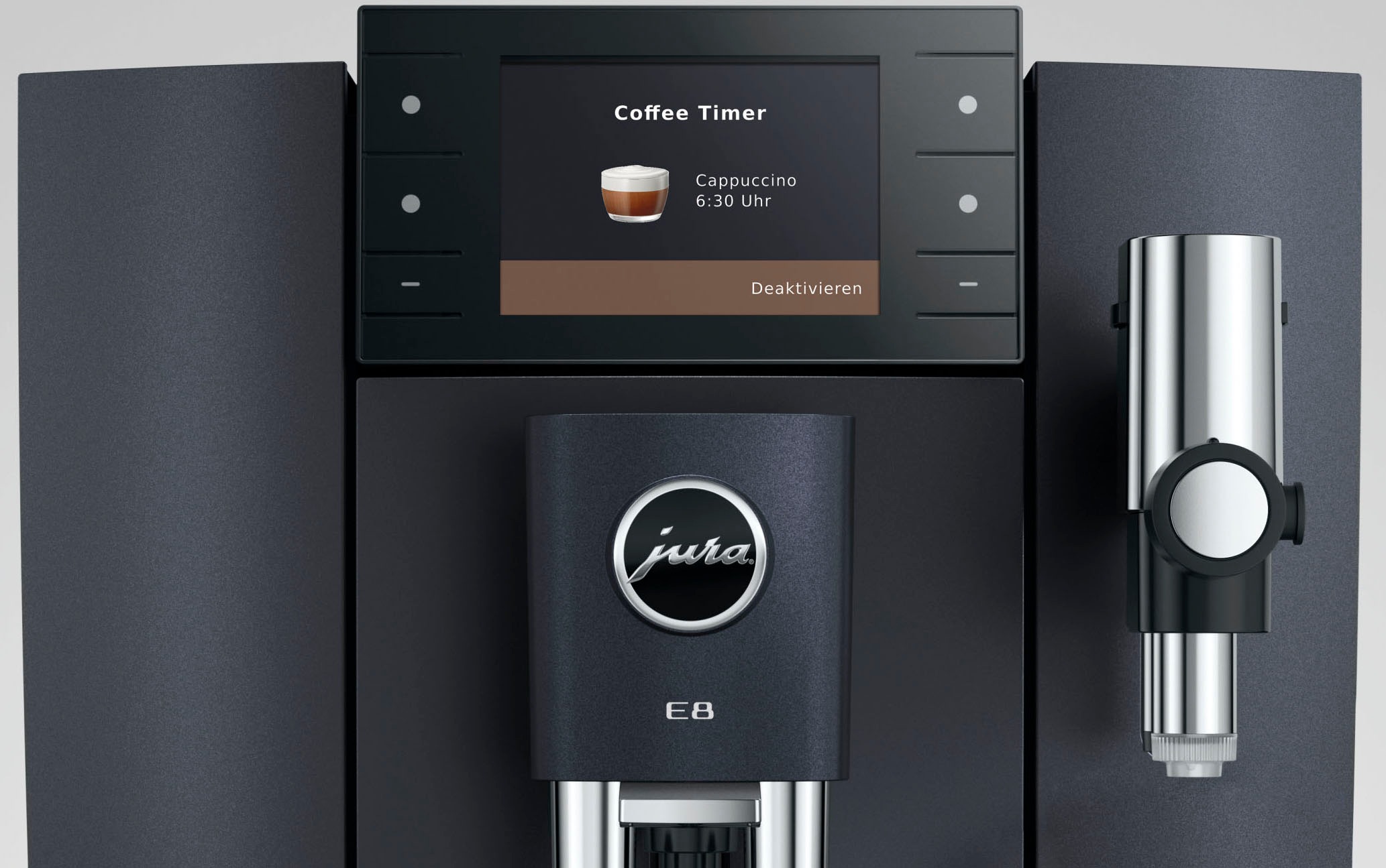 JURA Kaffeevollautomat »15749 E8 (ED), Cosmic Black« 27 Spezialitäten, WiFi, Hot & Light Brew, Sweet