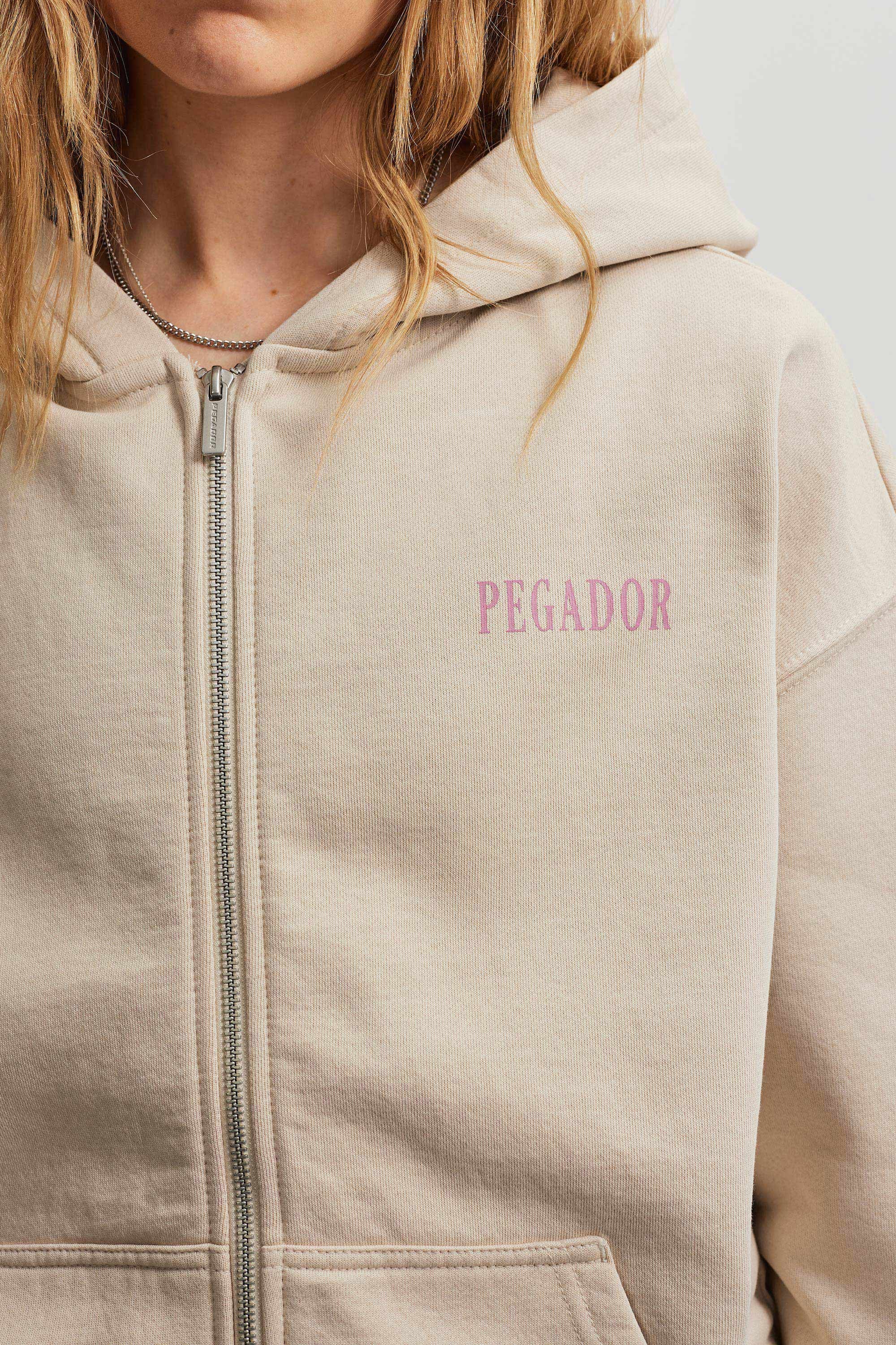 PEGADOR Sweatjacke »OLARGUES OVERSIZED SWEATJACKET«