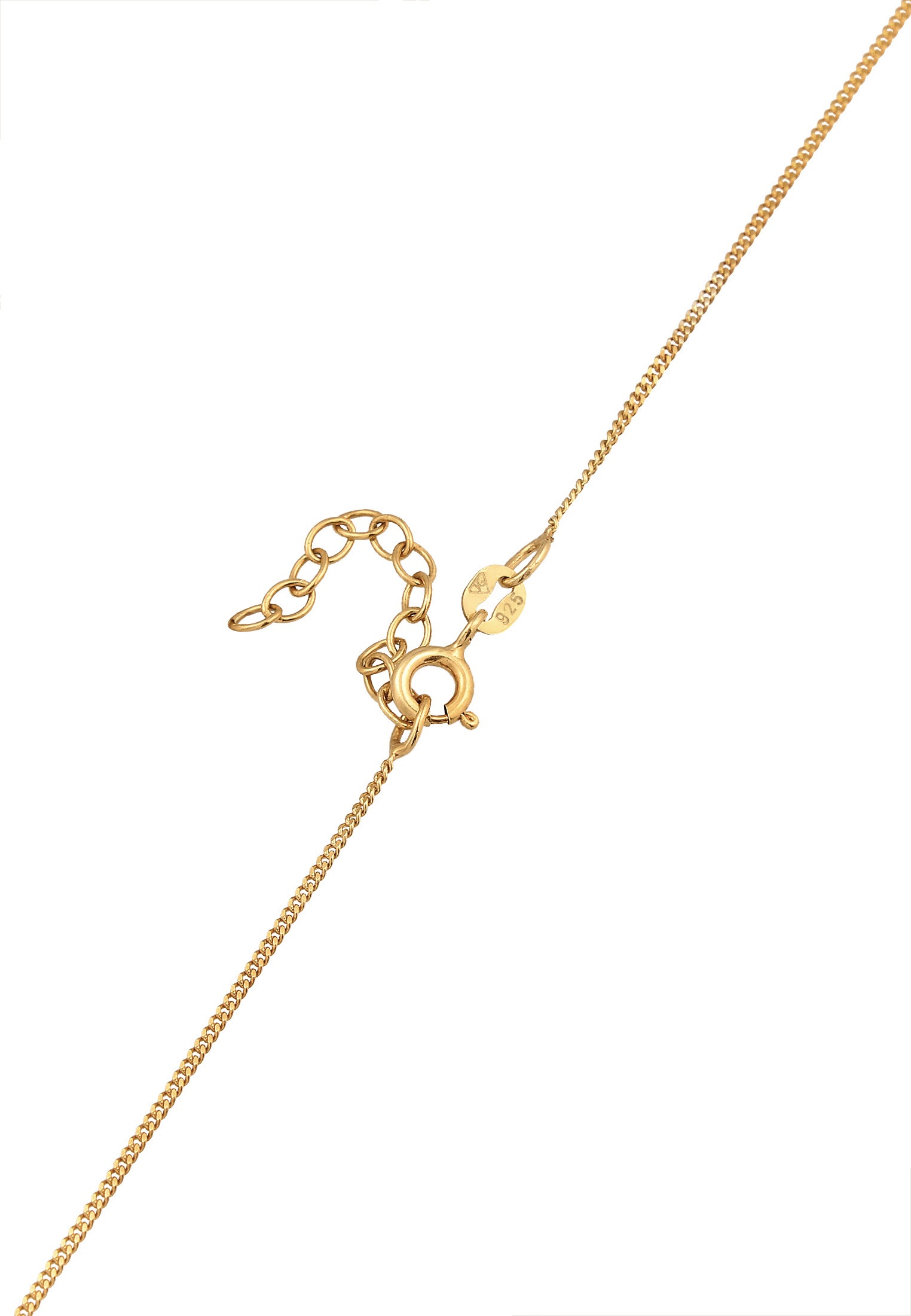 Elli Choker »Halskette Choker Solitär synthetische Opal Klassik 925 Silber«