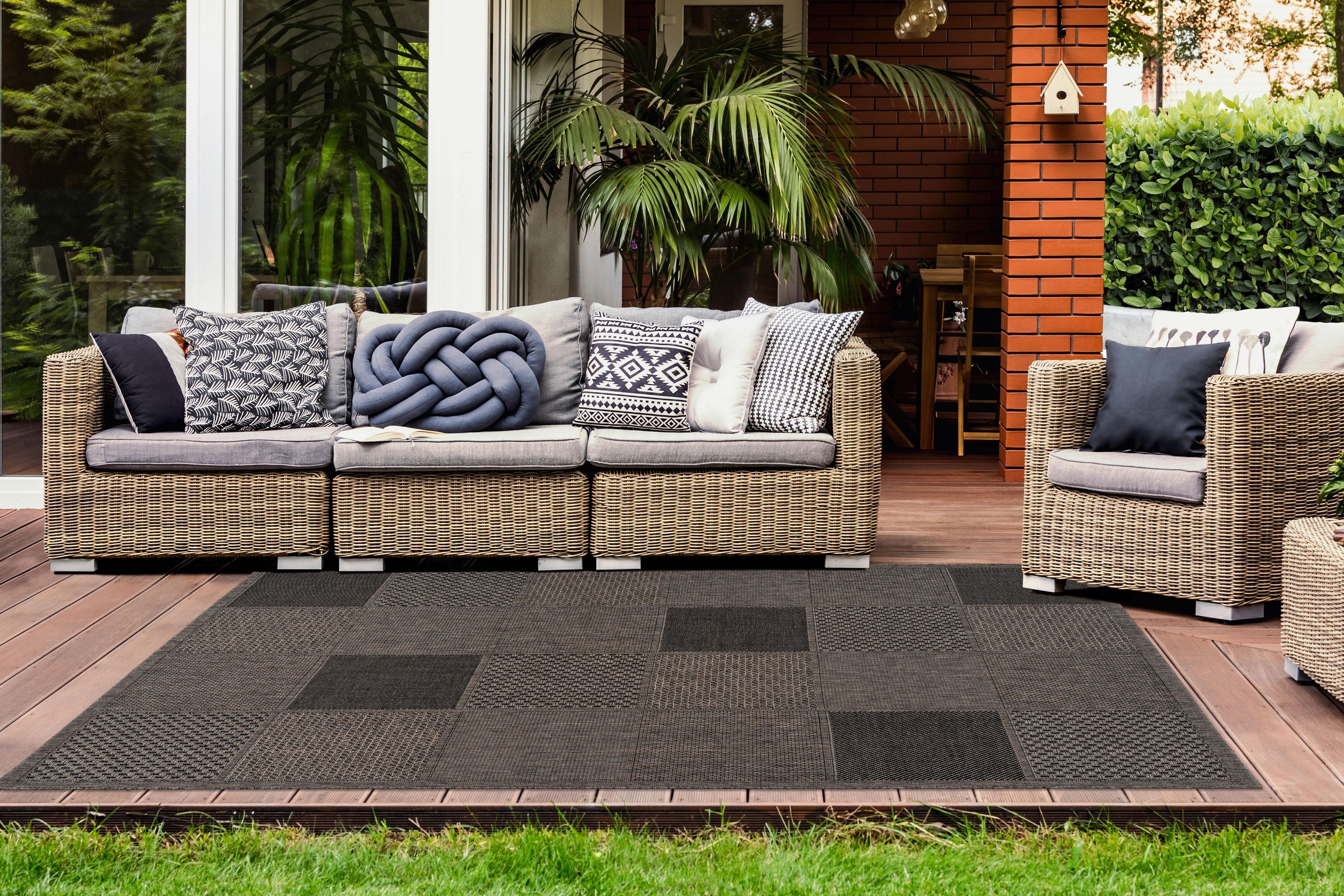 LALEE Läufer »Sunset 605«, rechteckig, 5 mm Höhe, In- und Outdoor geeignet, pflegeleicht, Wohnzimmer