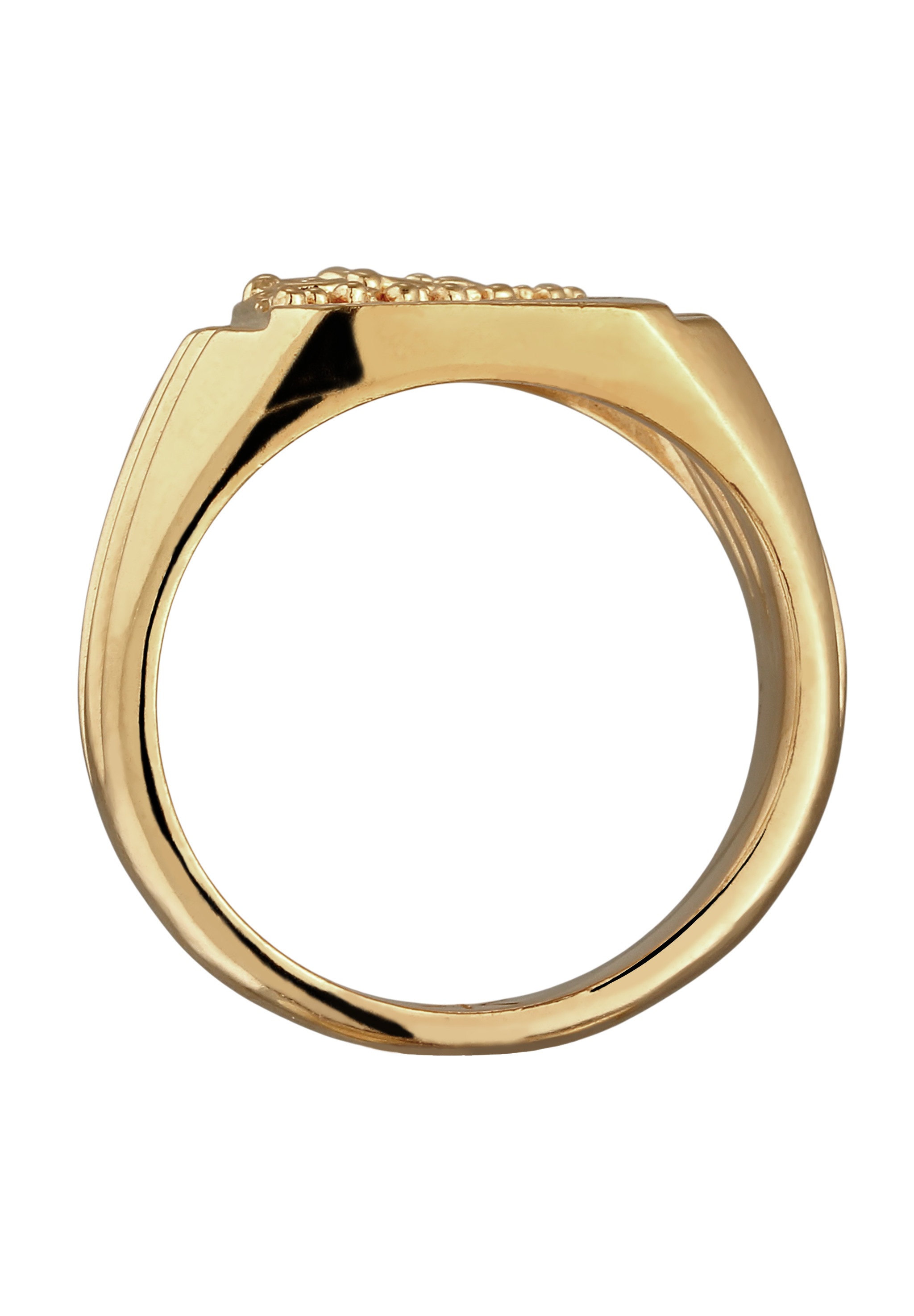Kuzzoi Siegelring »Ring Siegelring 925 Sterling Silber«