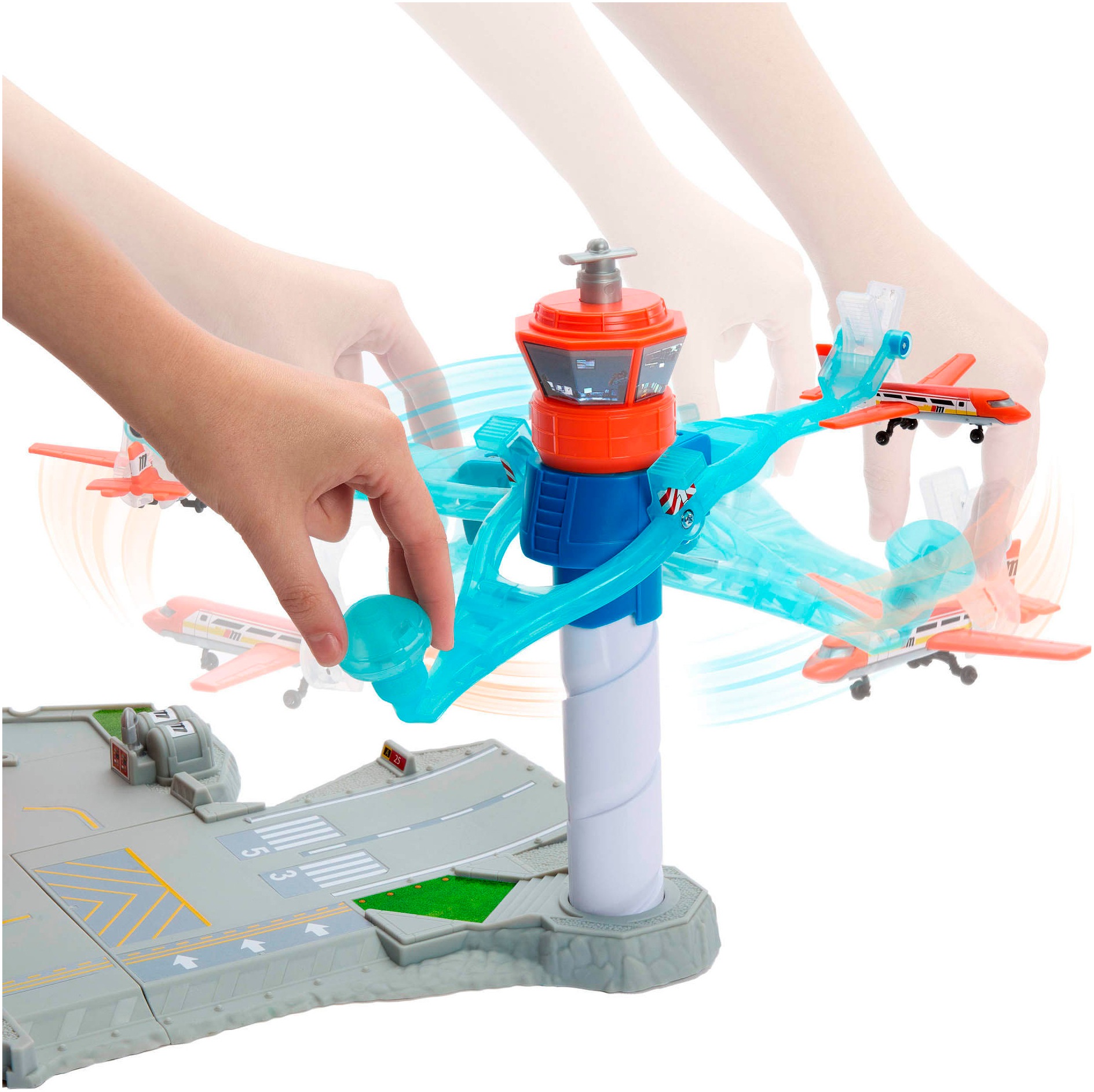 MATCHBOX Spielwelt »Matchbox Abenteuer Flughafen«, mit Funktionen