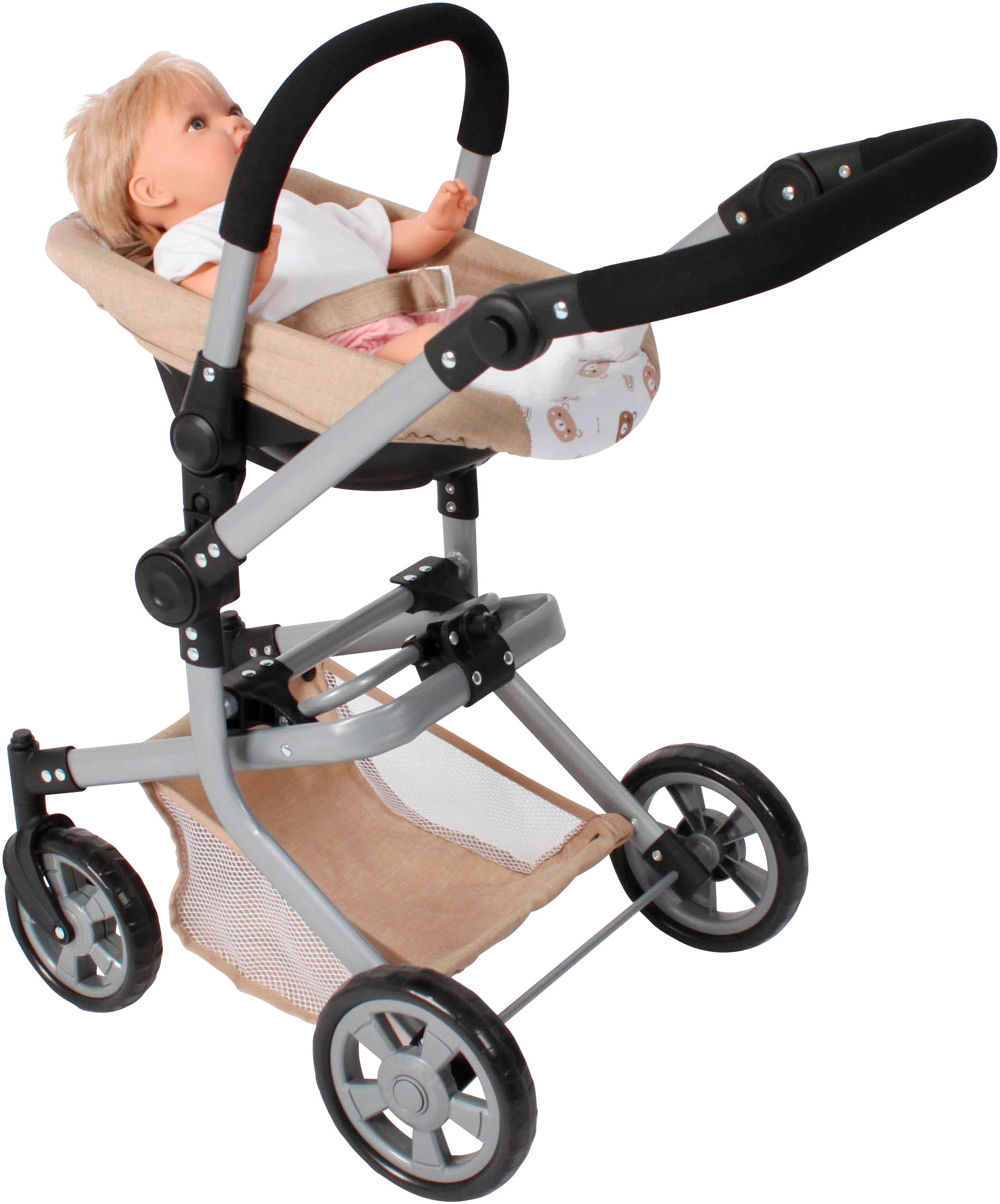 CHIC2000 Puppen Autositz »mit Adapter«, passend für Puppenwagen Mika, Nele, Jara, Linus und Linus Duo