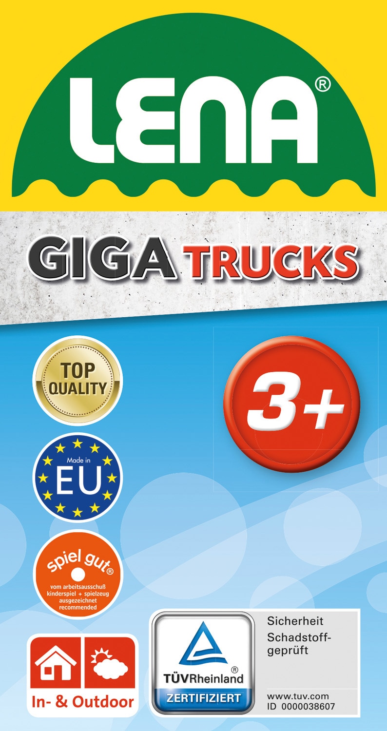 Lena® Spielzeug-Krankenwagen »Giga Trucks, OTTO Europe in | gelb-schwarz«, Made online