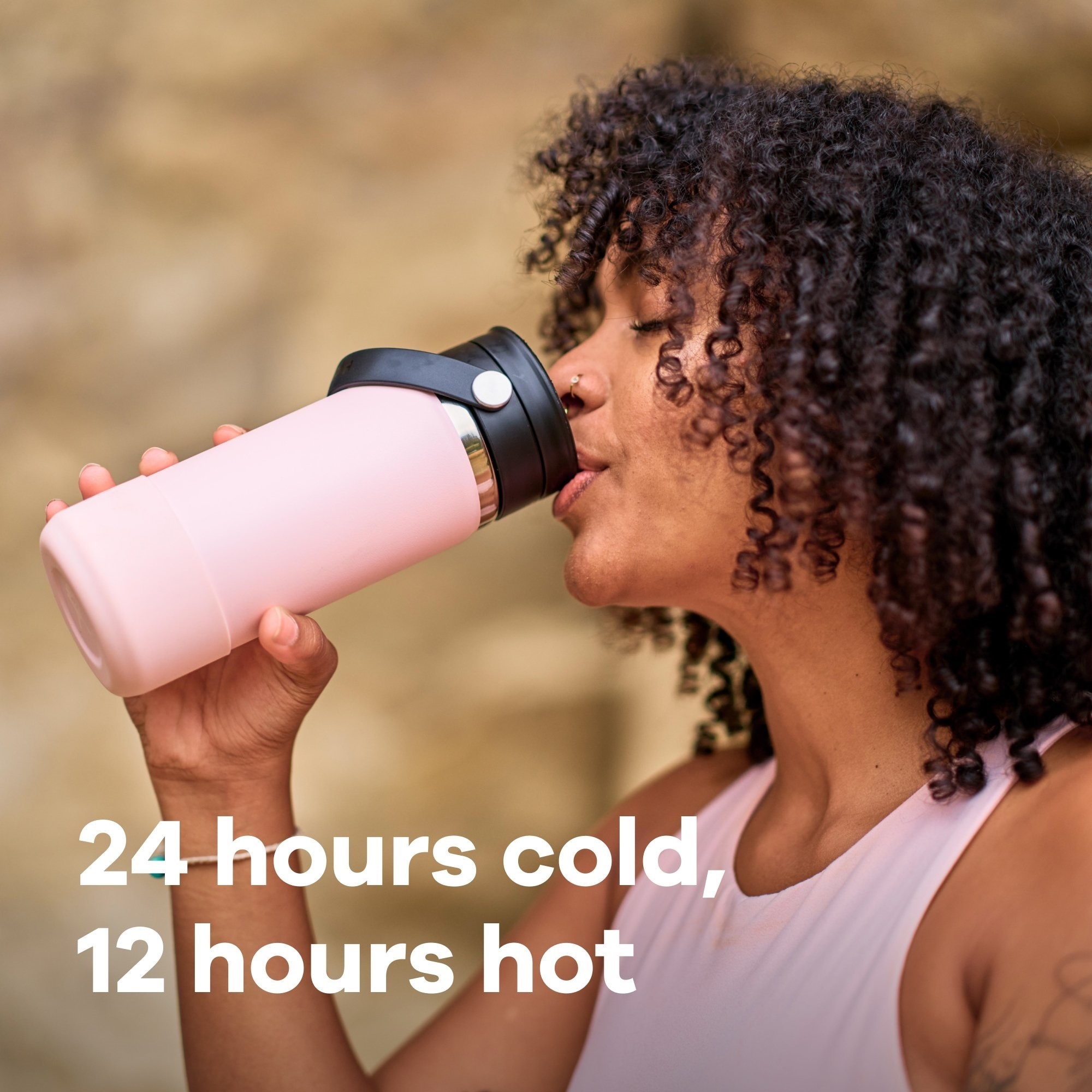 Hydro Flask Thermobecher »16 Oz Wide Flex SIP Lid« Hochwertiger 18/8 Edelstahl